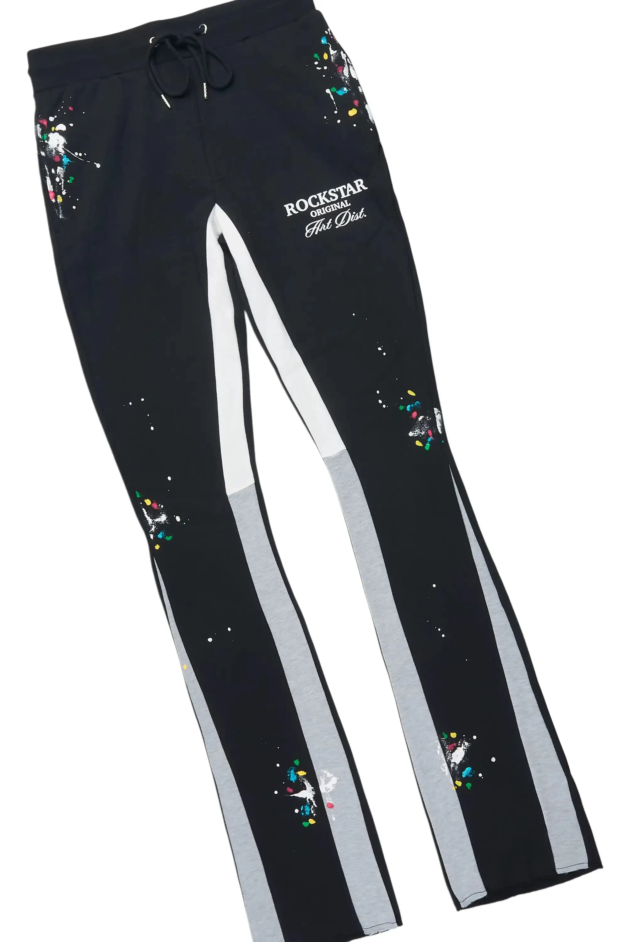 Art Dist 2.0 Black/Grey Hoodie/Stacked Flare Track Set sold by Rockstar Original product image thumbnail 3