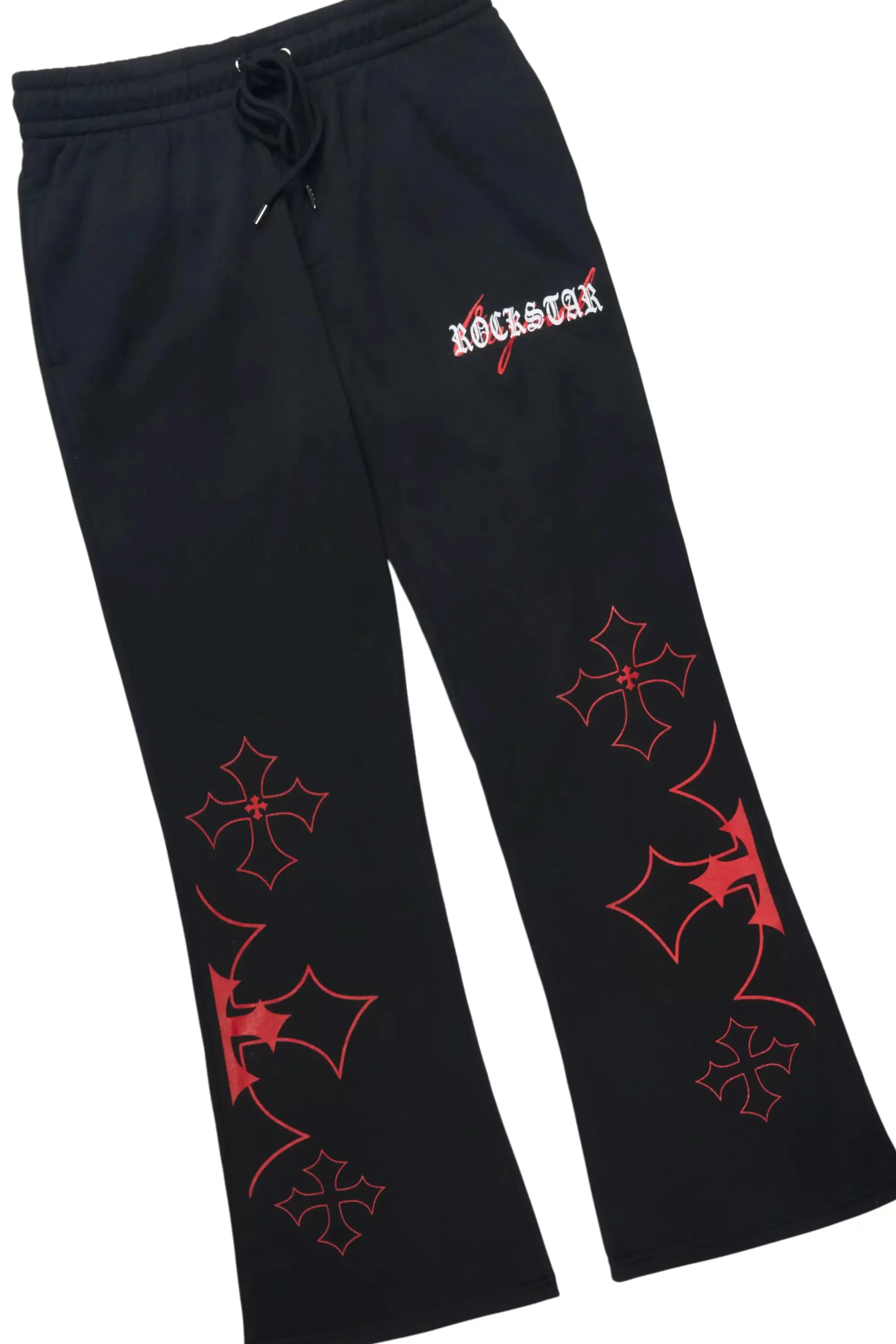 Sargo Black/Red Hoodie Relaxed Track Set sold by Rockstar Original product image thumbnail 4