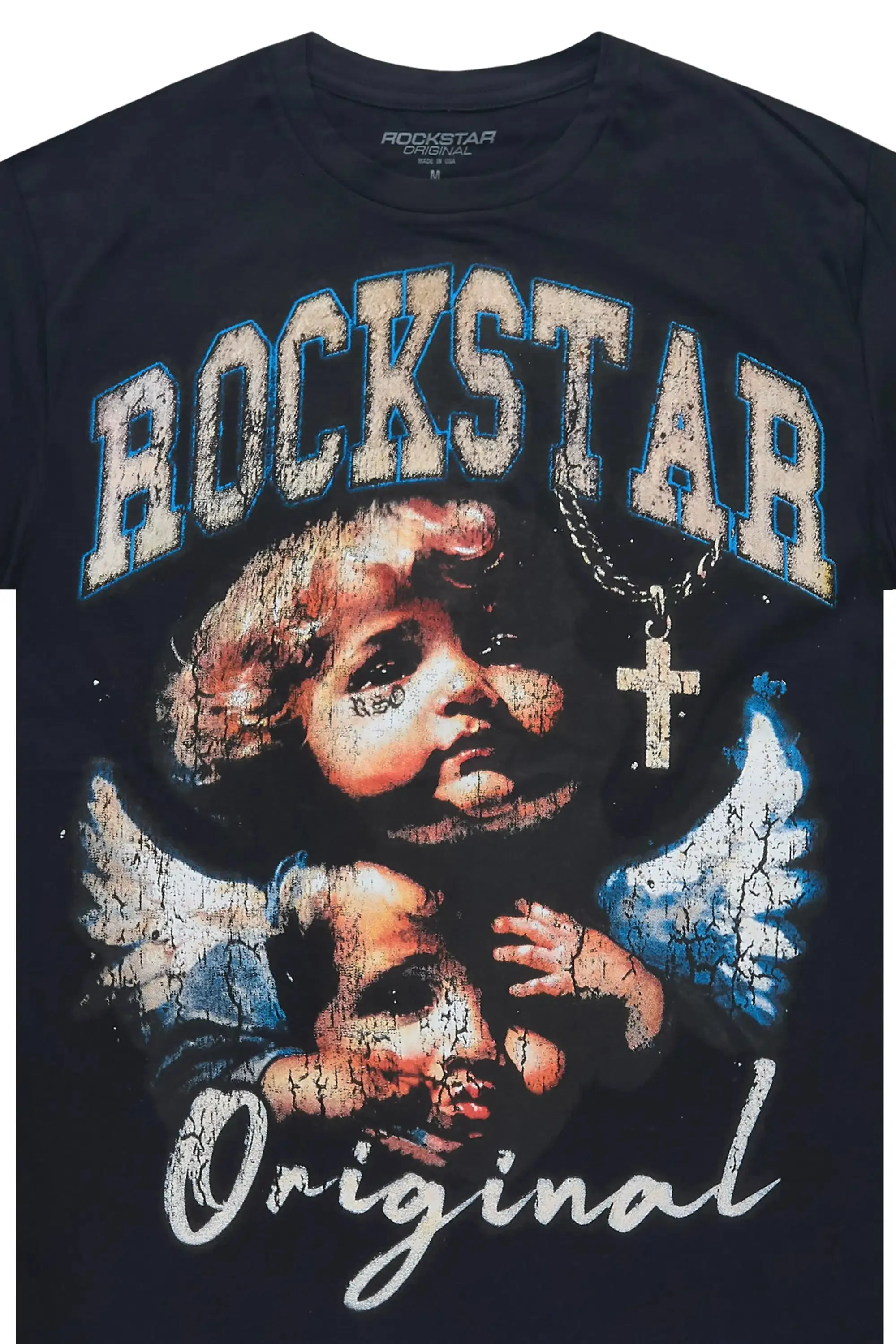 Deiter 2.0 Black Oversized Graphic T-Shirt sold by Rockstar Original product image thumbnail 2