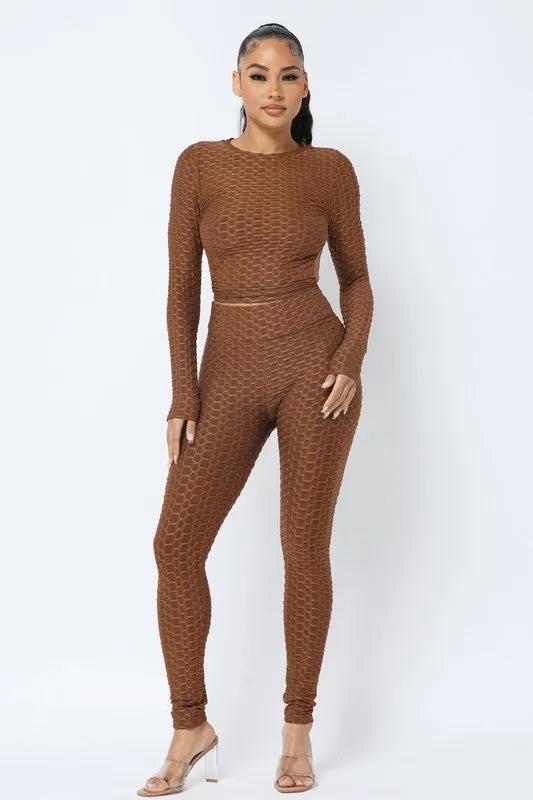 Jenifer Mocha Active Legging Set sold by Rockstar Original product image thumbnail 4