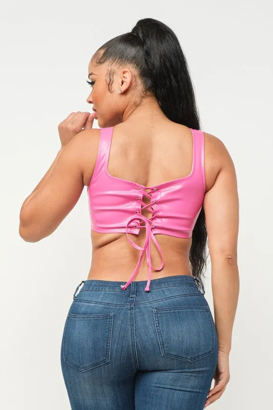 Janna Pink Tank Top sold by Rockstar Original product image thumbnail 4