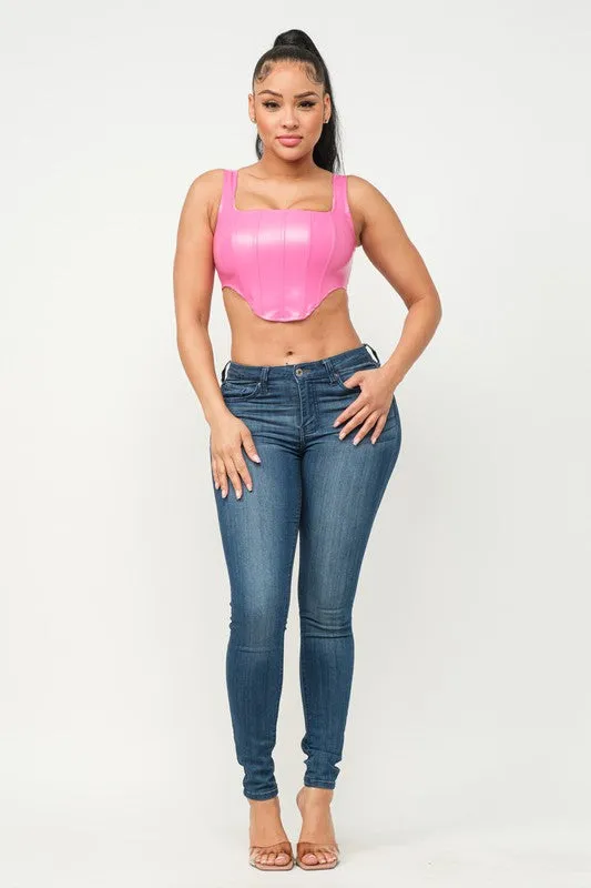 Janna Pink Tank Top sold by Rockstar Original product image thumbnail 3