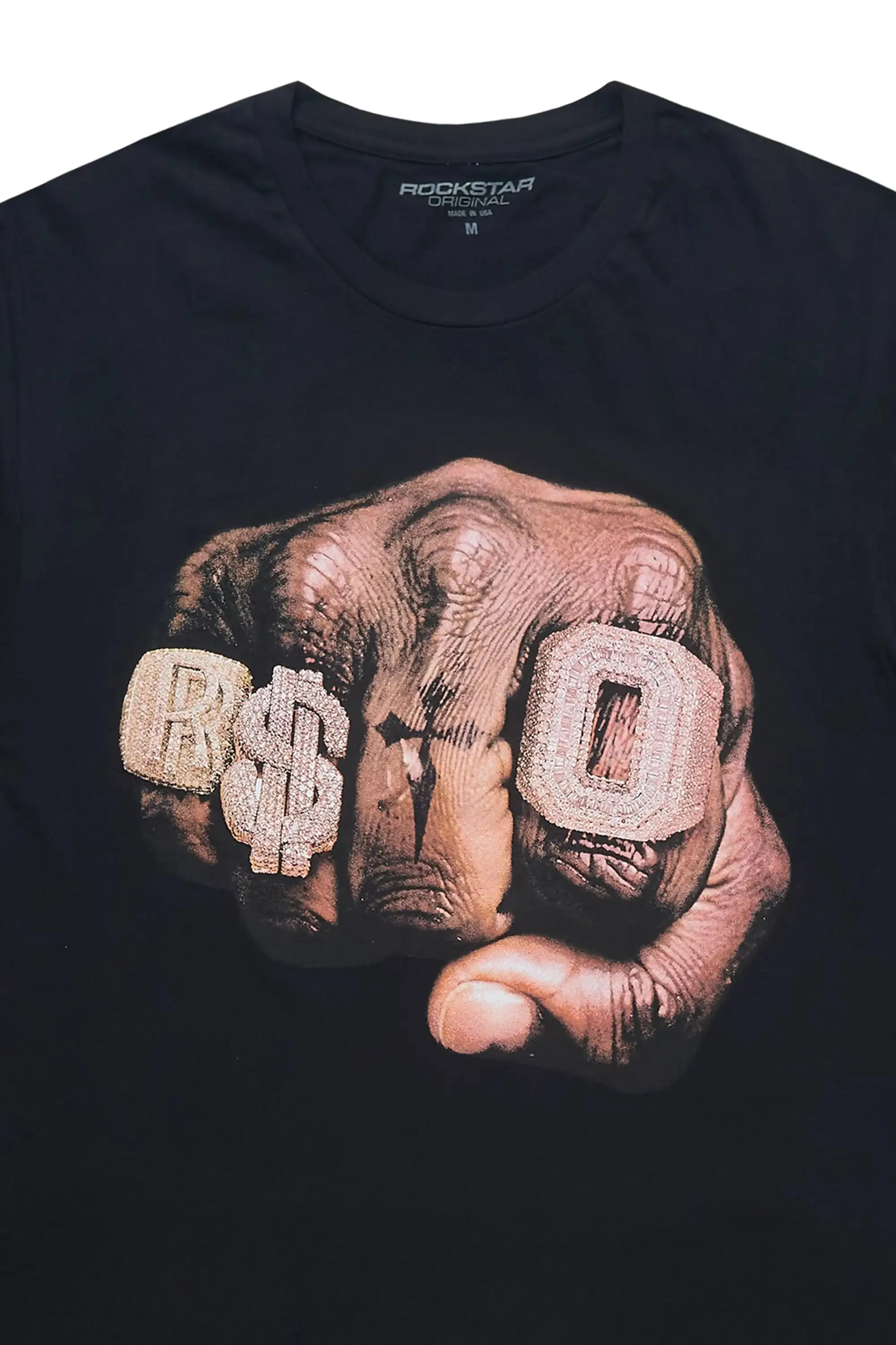 Aleeana 2.0 Black Oversized T-Shirt sold by Rockstar Original product image thumbnail 2