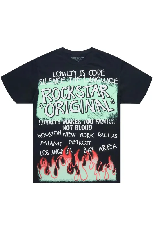 Bridgette 2.0 Black Oversized T-Shirt sold by Rockstar Original