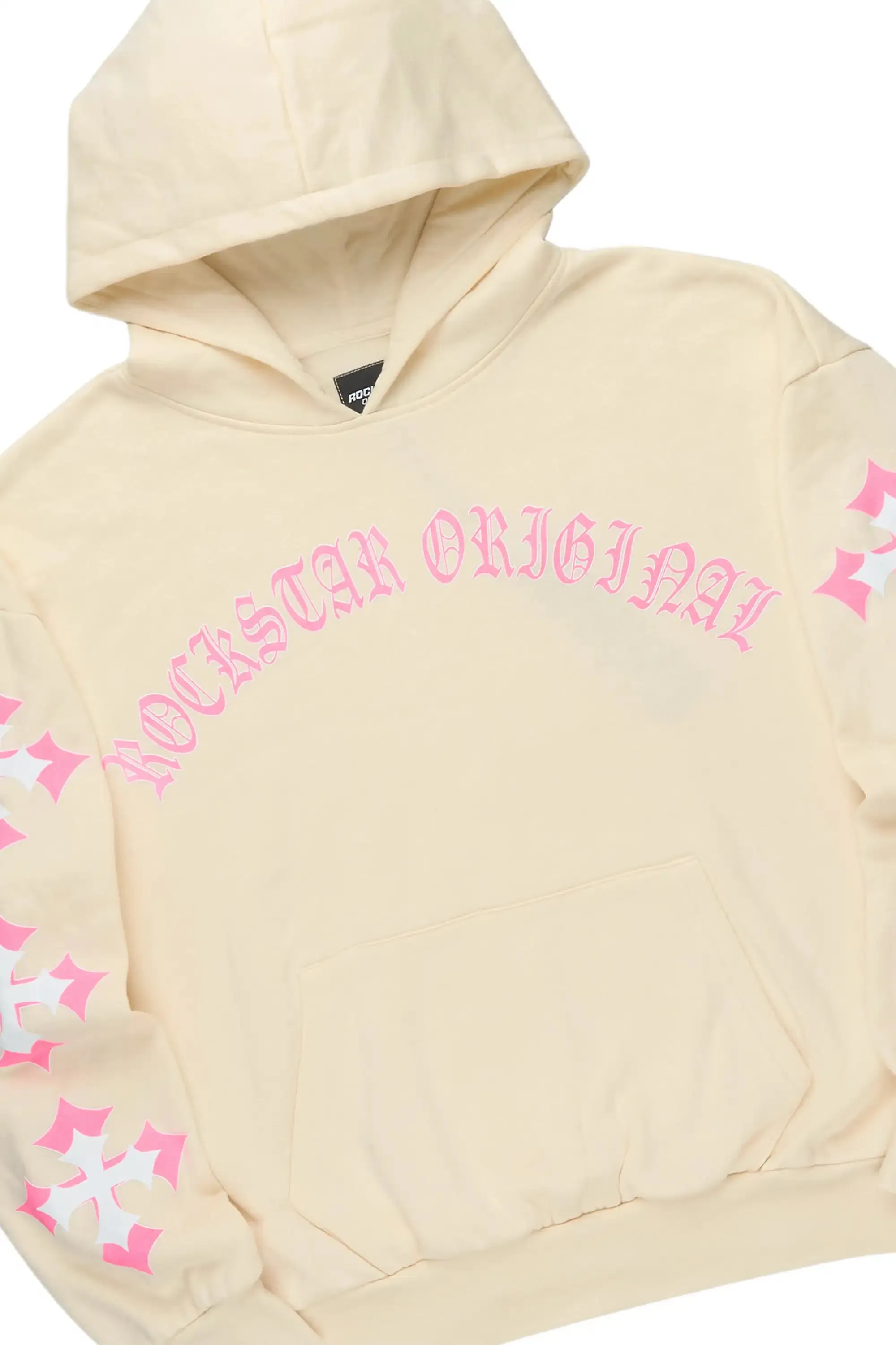 Vano Sand/Pink Hoodie Relaxed Track Set sold by Rockstar Original product image thumbnail 2