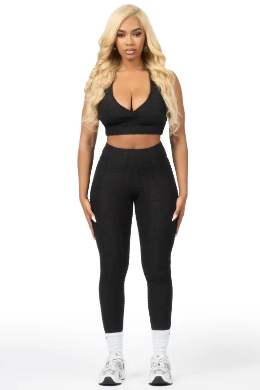 Meca Black Tank Active Set made by Rockstar Original