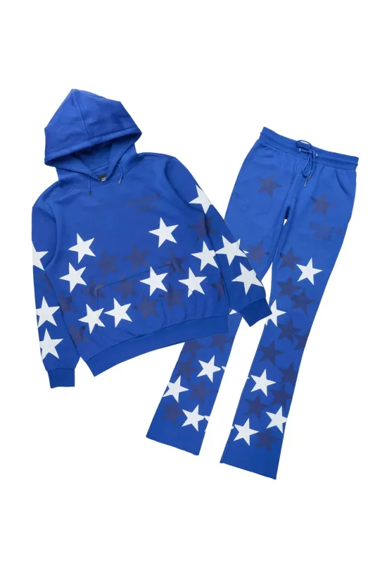 Starlane Royal Hoodie Stacked Flare Fit Track Set sold by Rockstar Original