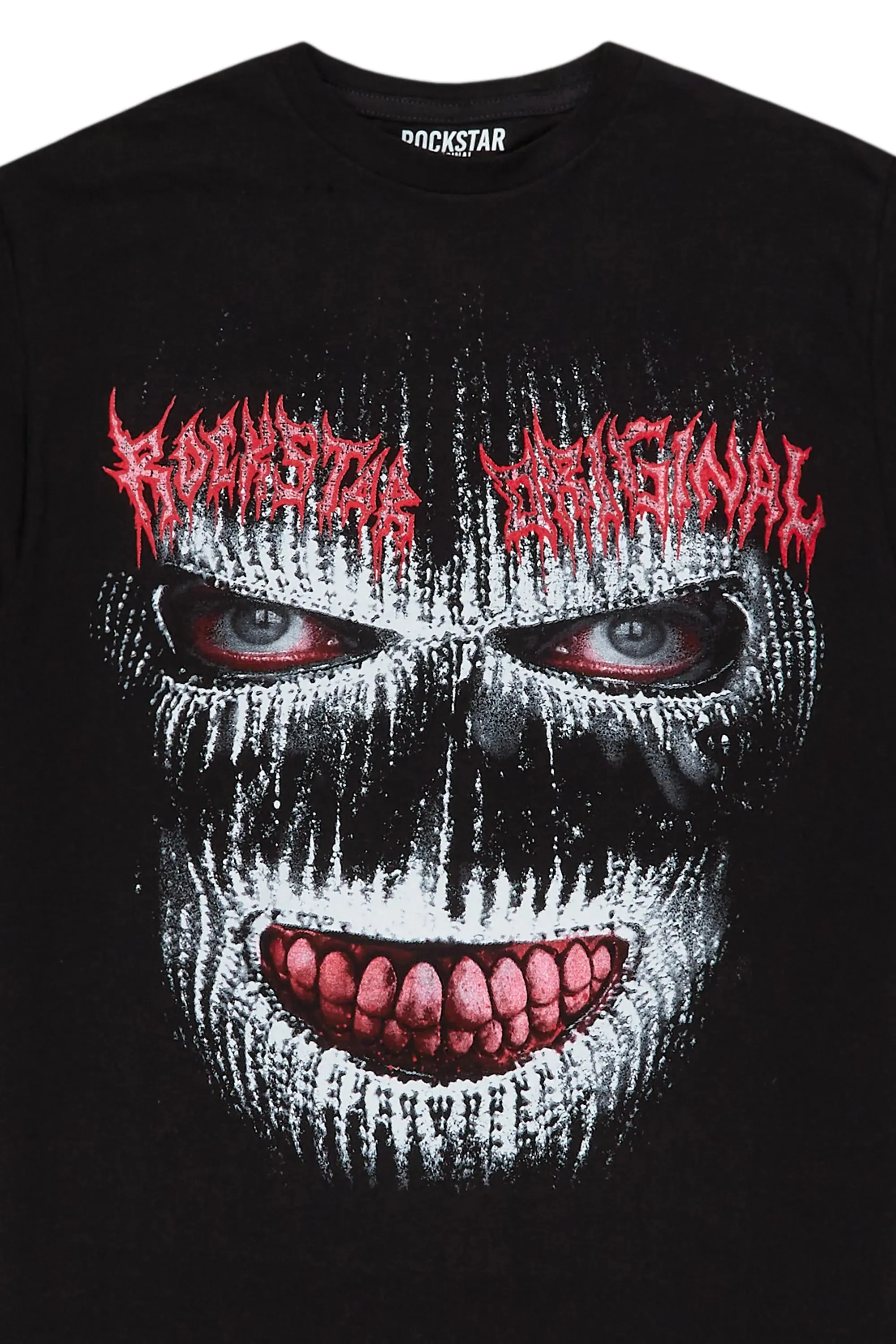 Monstre Black Graphic T-Shirt sold by Rockstar Original product image thumbnail 3