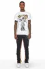 Joncarlo Black Stacked Flare Track Pant sold by Rockstar Original