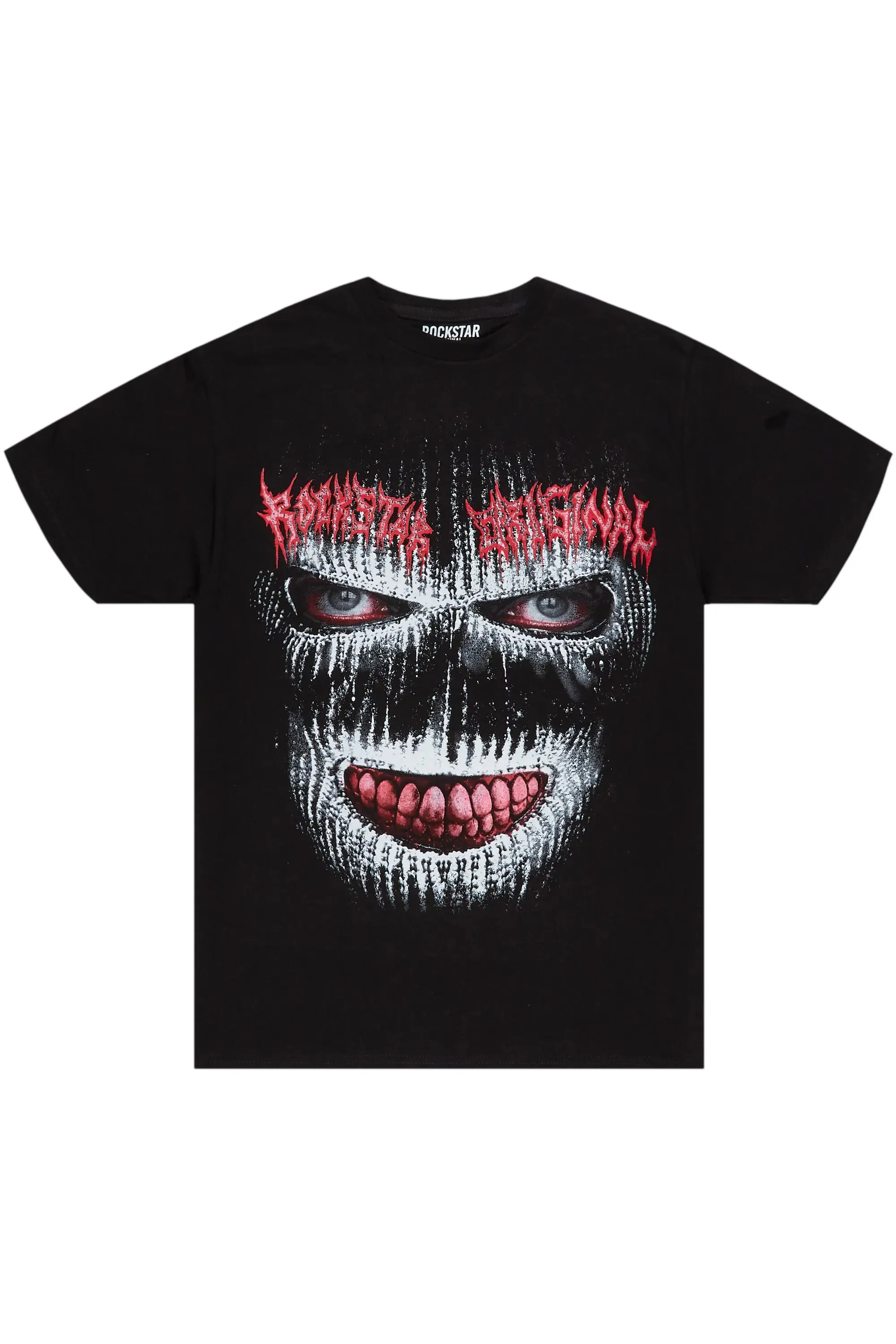 Monstre Black Graphic T-Shirt sold by Rockstar Original product image thumbnail 2