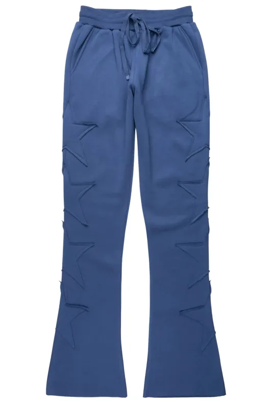 Sinayah Navy Stacked Track Pant sold by Rockstar Original