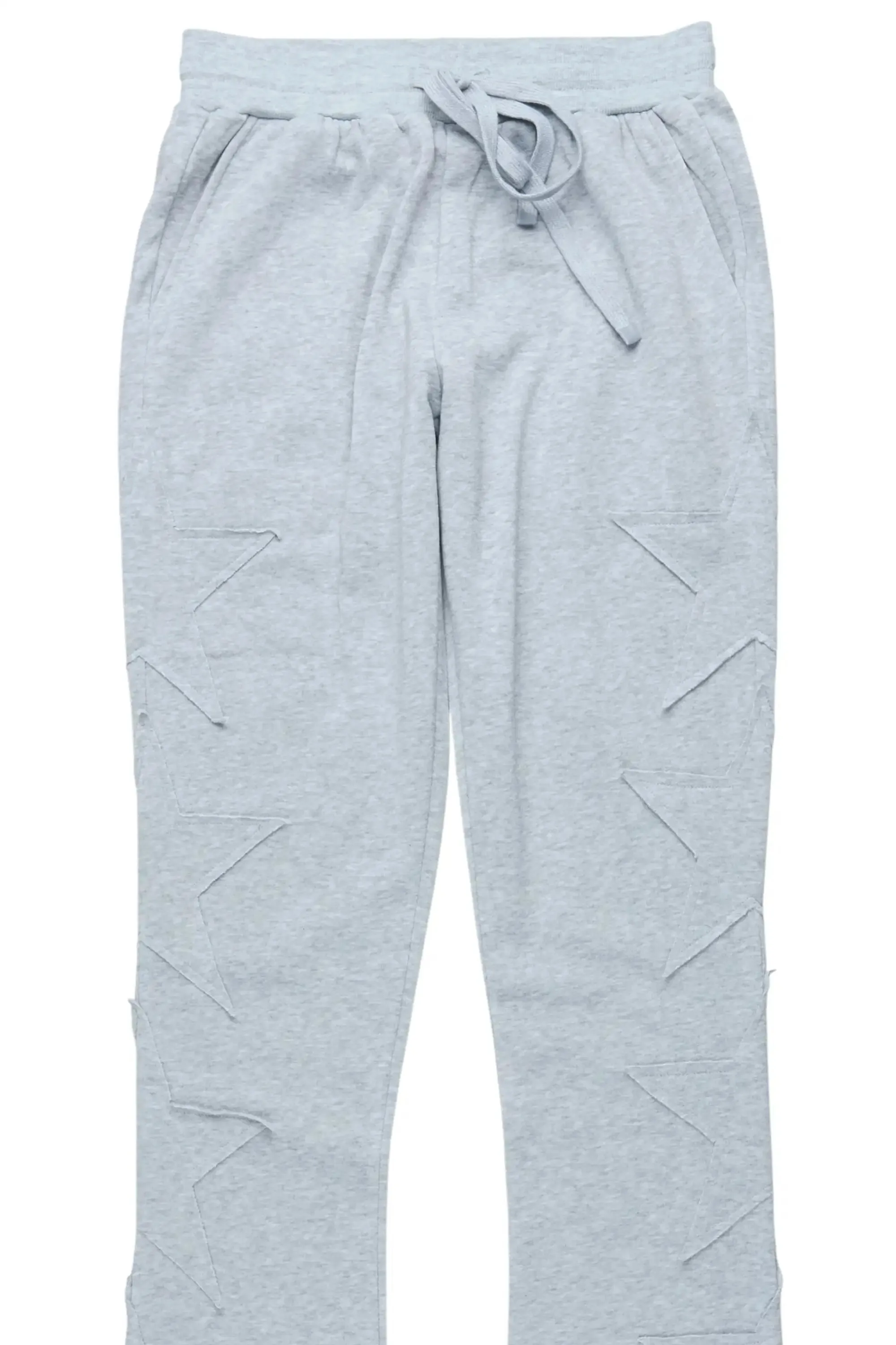 Sinayah Heather Grey Stacked Track Pant sold by Rockstar Original product image thumbnail 5