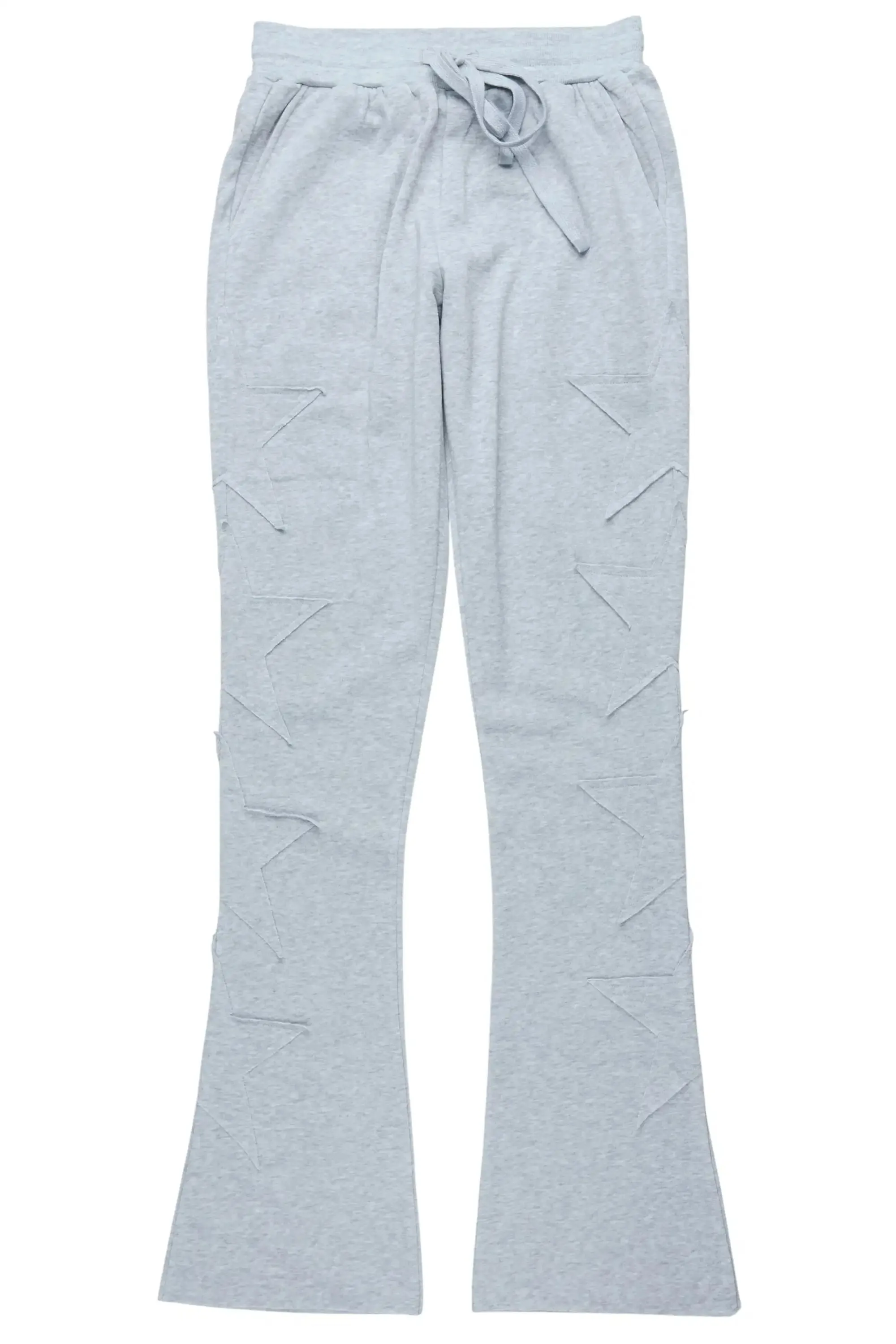 Sinayah Heather Grey Stacked Track Pant sold by Rockstar Original product image thumbnail 3