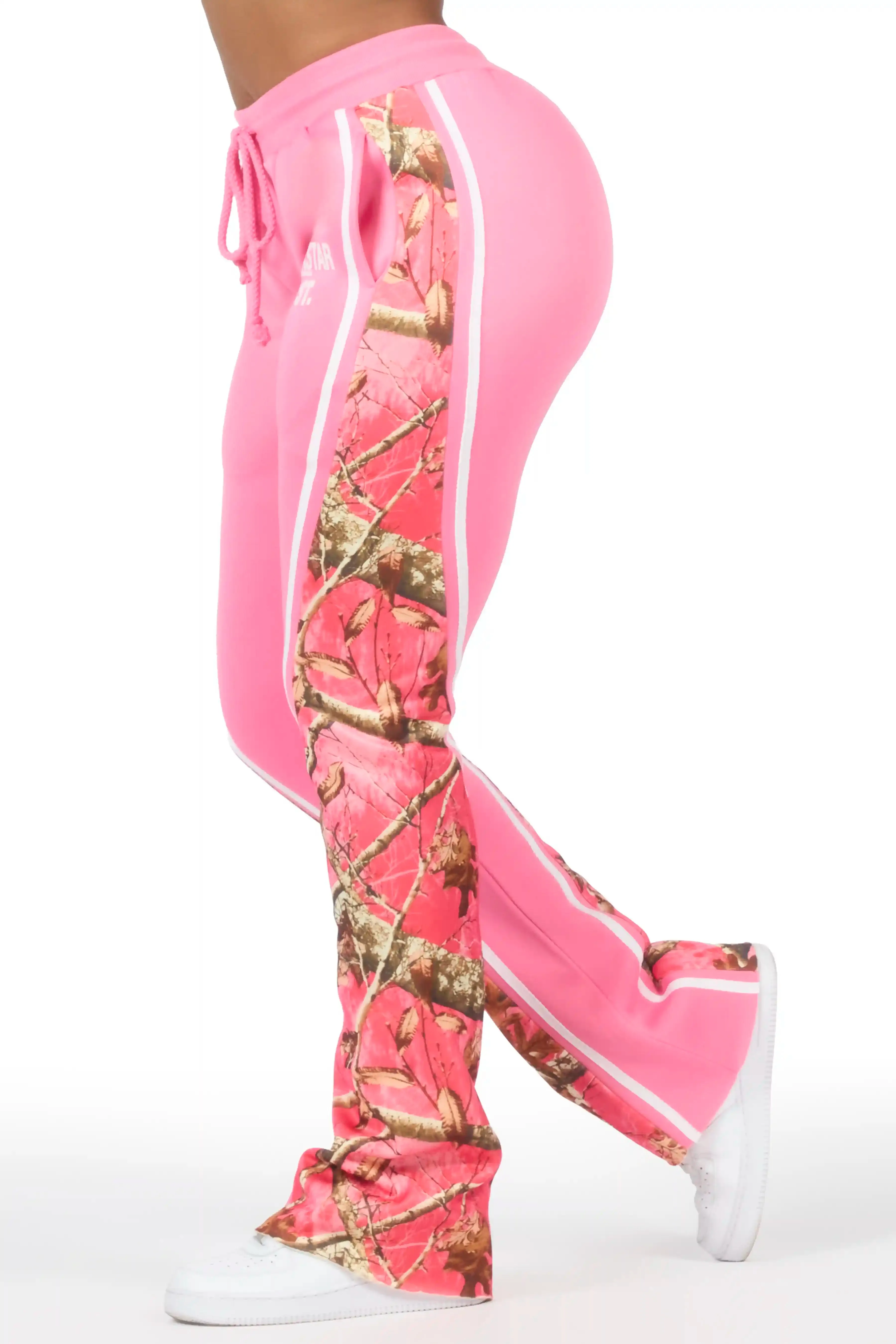 Soana Pink Stacked Track Pant sold by Rockstar Original product image thumbnail 4