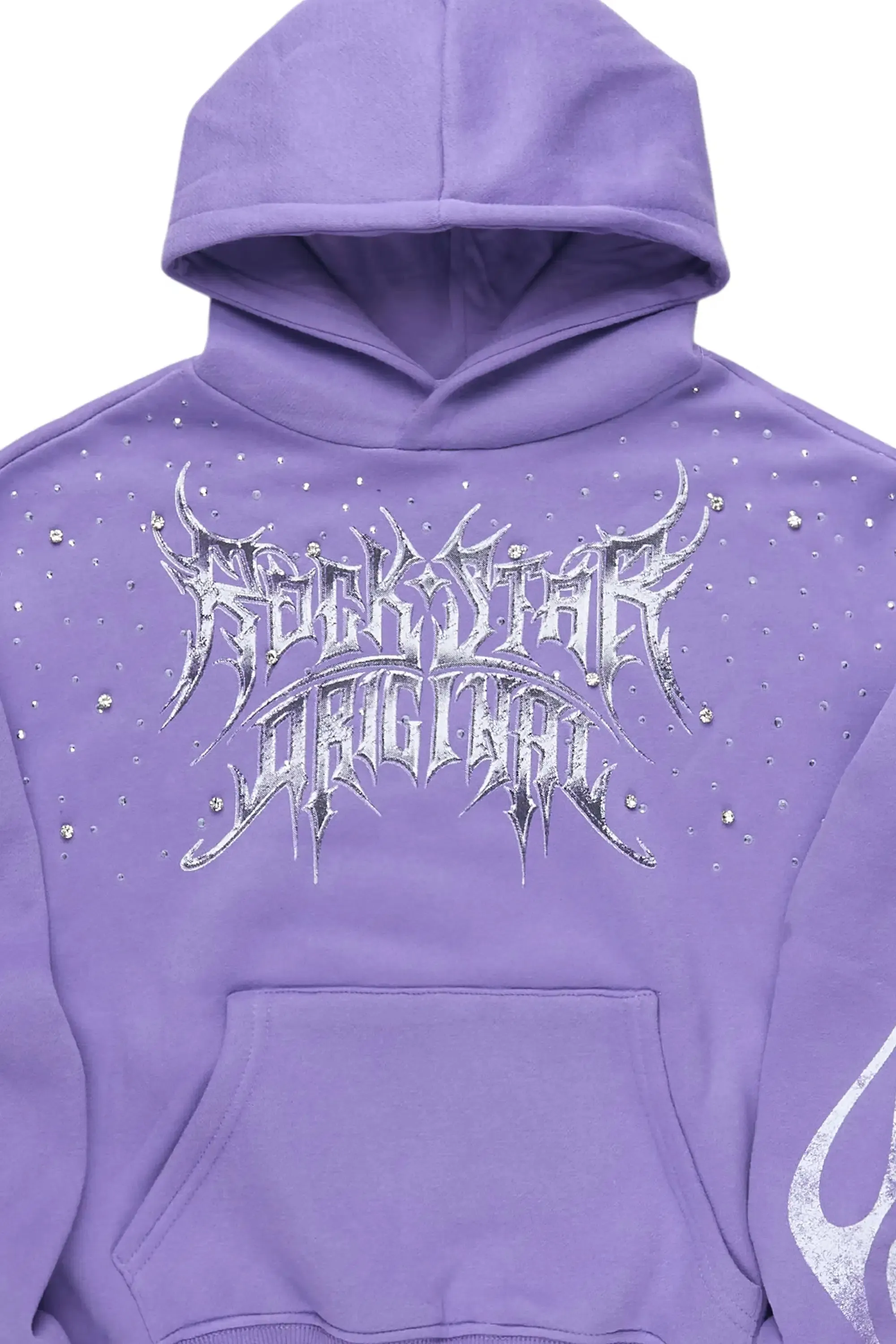 Nikisha Purple Rhinestone Hoodie sold by Rockstar Original product image thumbnail 2