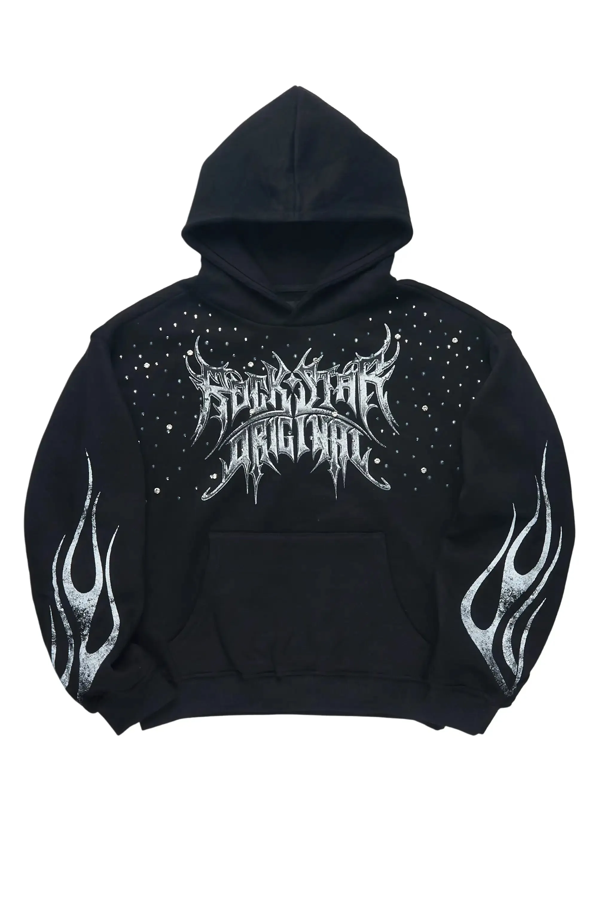 Nikisha Black Rhinestone Hoodie sold by Rockstar Original