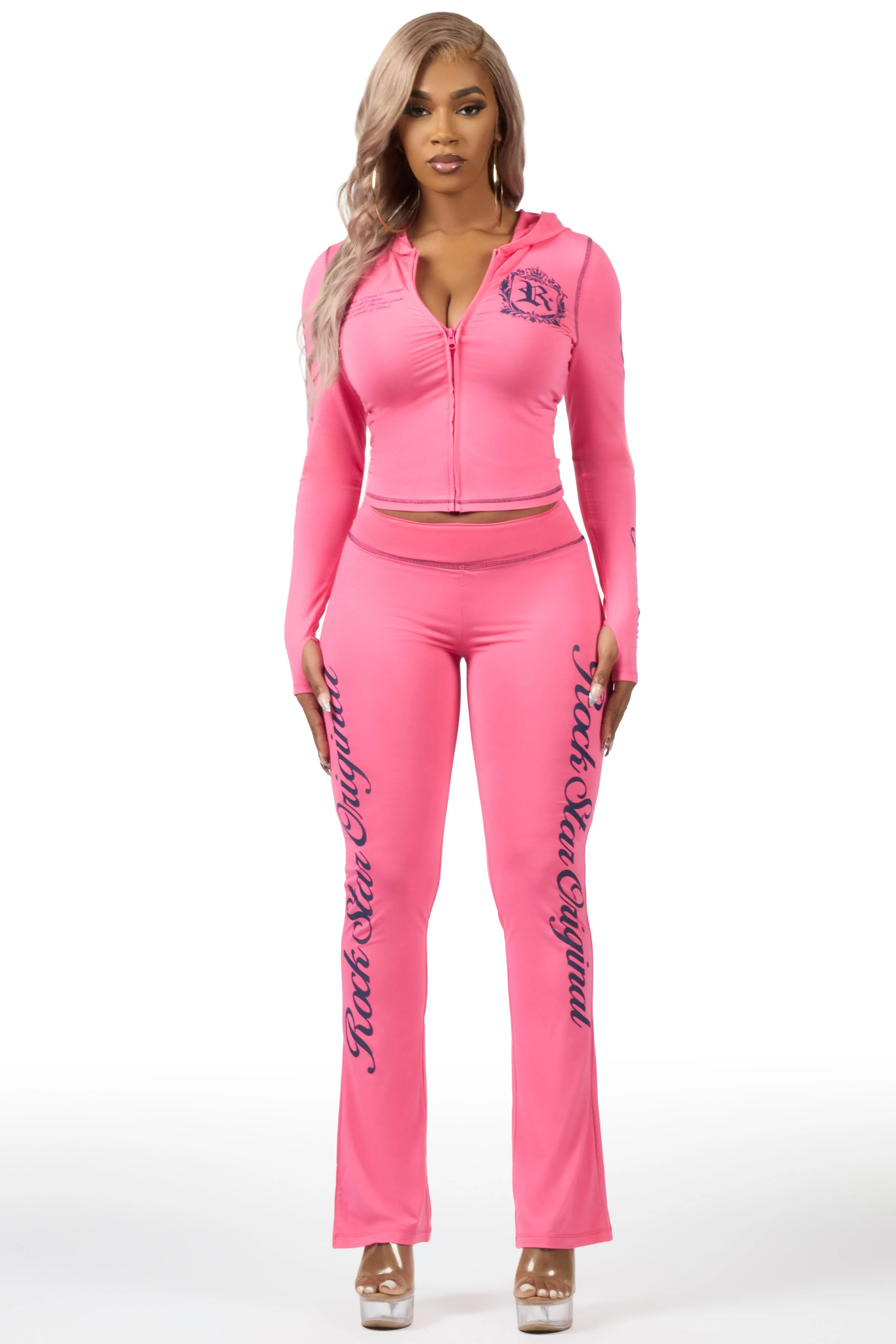 Desmine Hot Pink Lounge Trackset sold by Rockstar Original