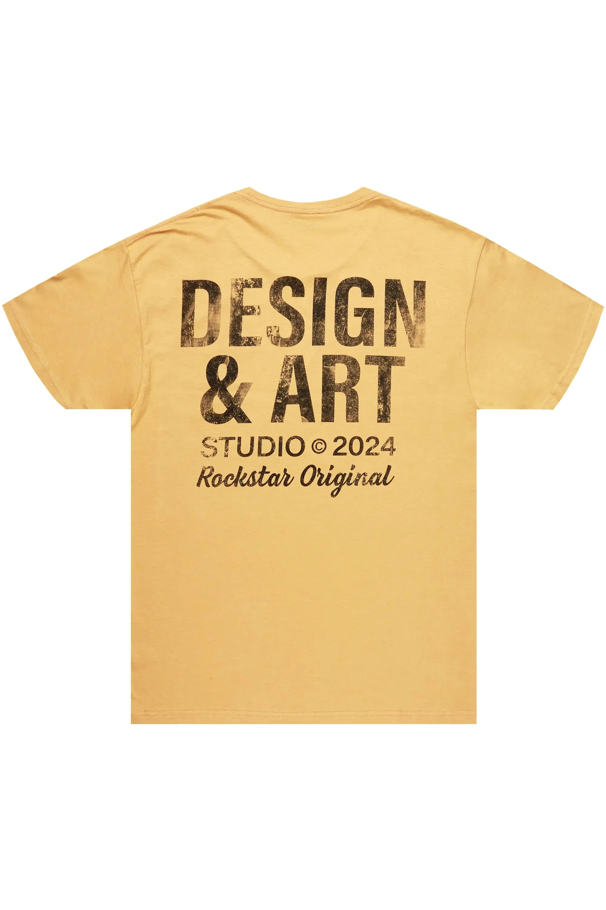 Mancha Beige/Black Graphic T-Shirt sold by Rockstar Original product image thumbnail 3