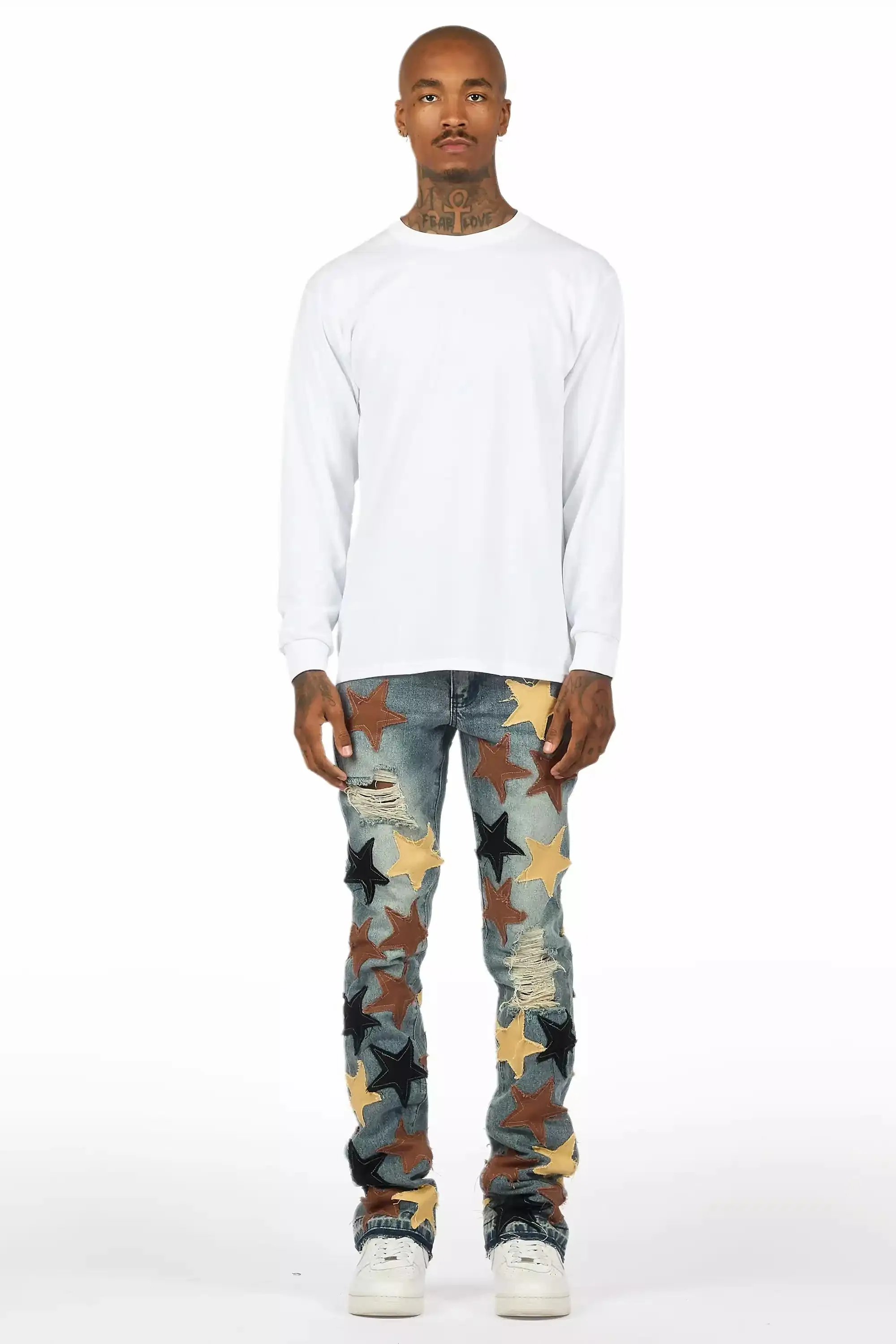 StarLane Vintage Stacked Flare Jean sold by Rockstar Original product image thumbnail 3