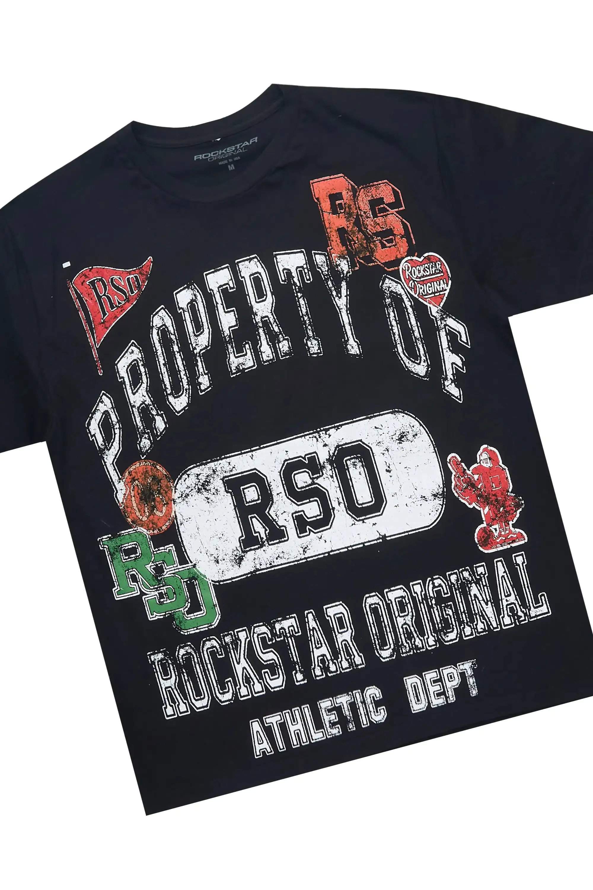 Syrix Black/Multi T-Shirt/Relaxed Track Set sold by Rockstar Original product image thumbnail 2