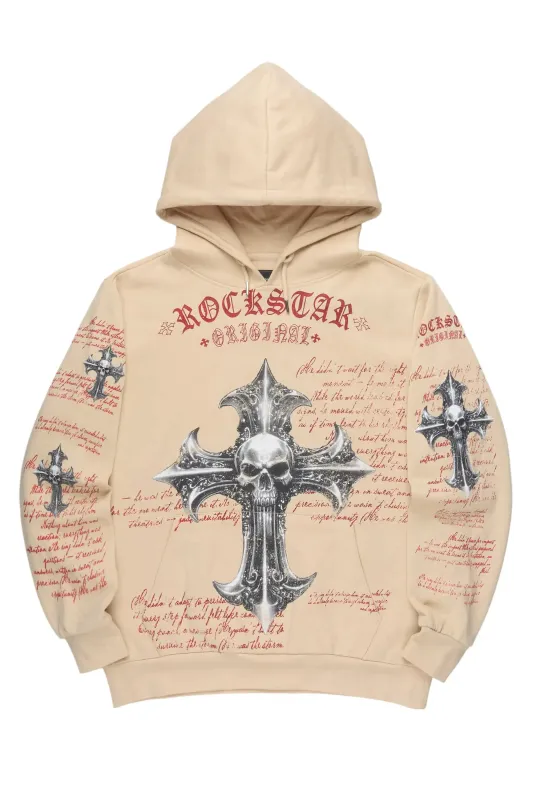 Bowman Beige/Multi Hoodie sold by Rockstar Original