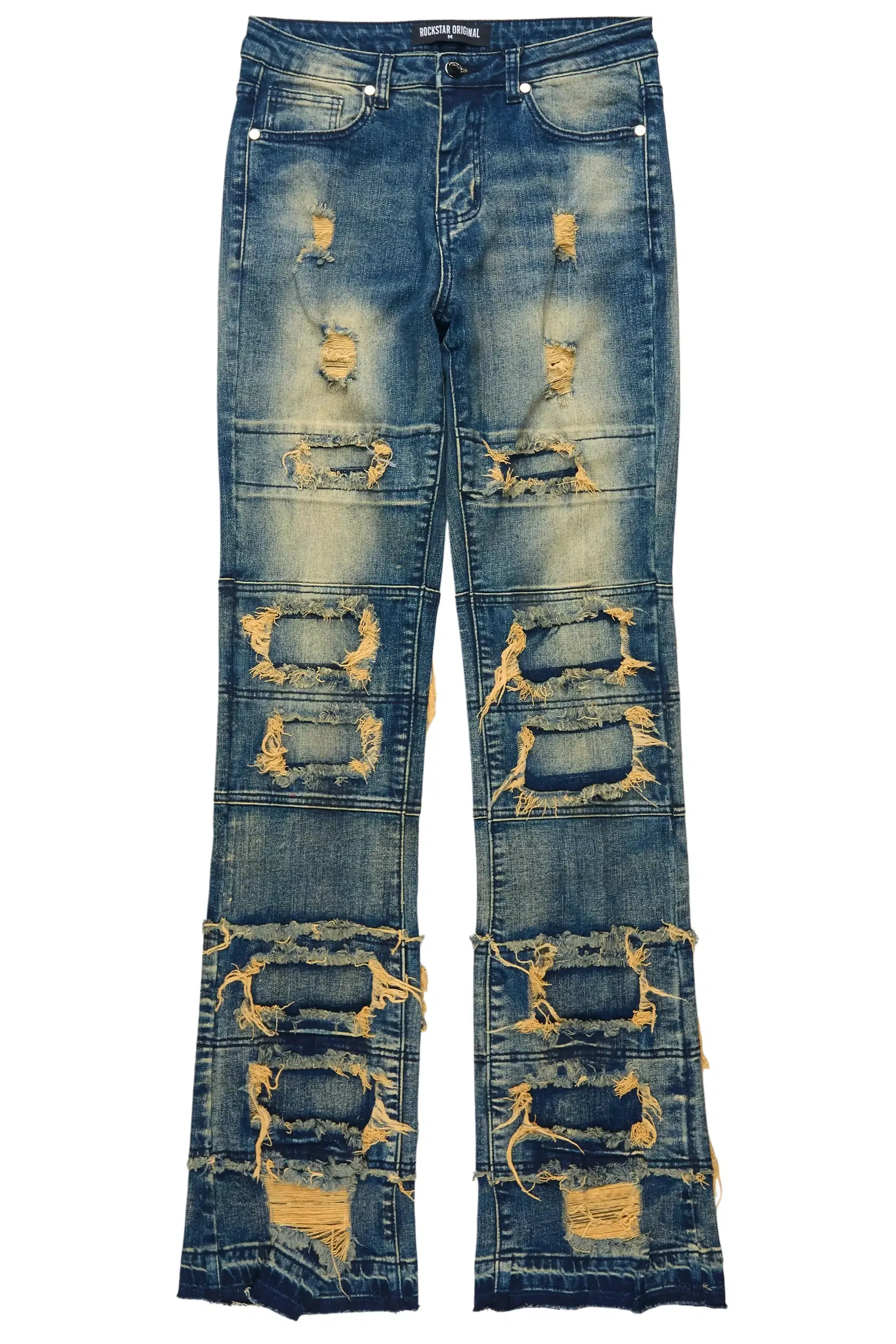 Amerya Tinted Wash Distressed Stacked Flare Jean sold by Rockstar Original product image thumbnail 5