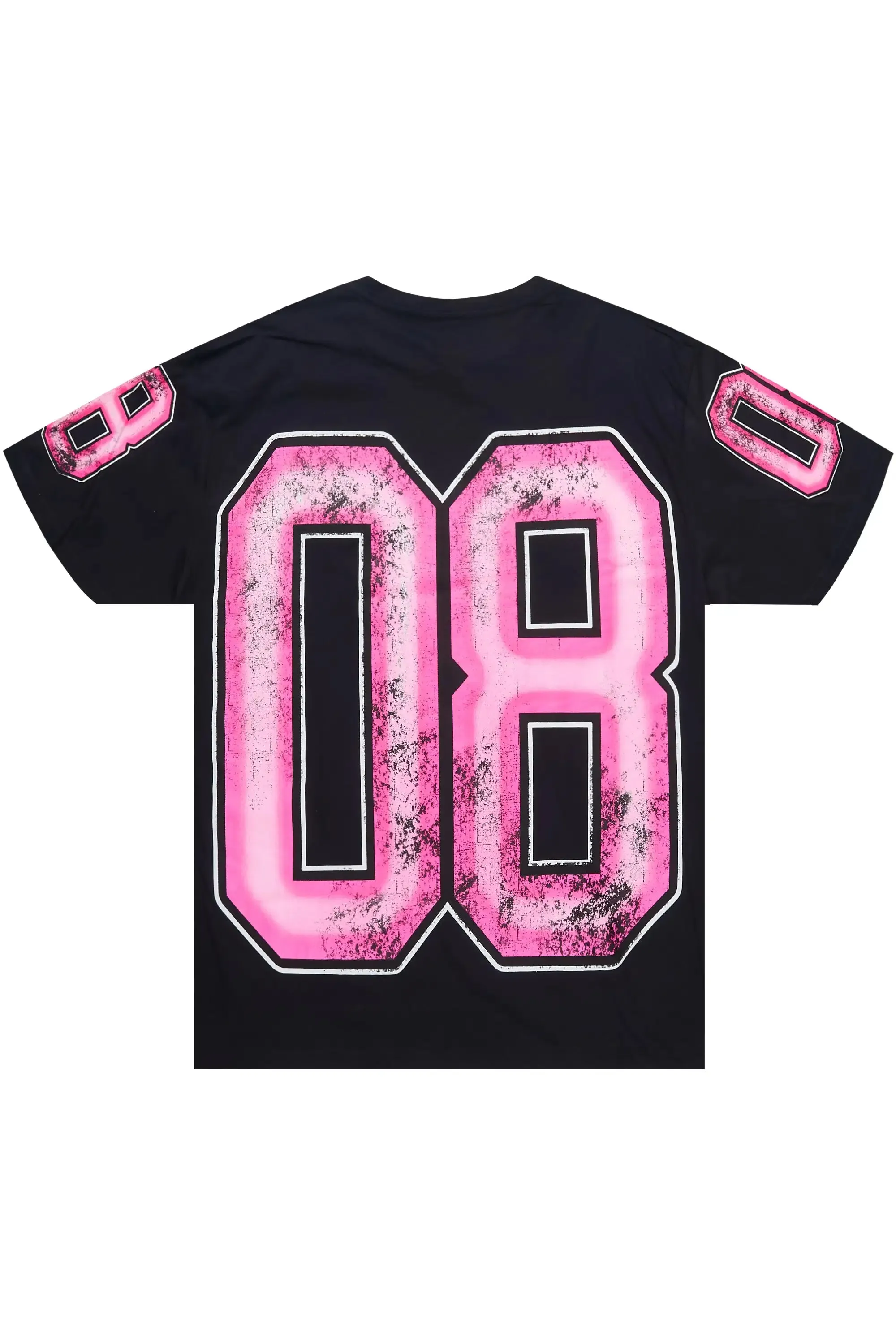 Tariqa 2.0 Black/Pink Oversized T-Shirt sold by Rockstar Original product image thumbnail 3