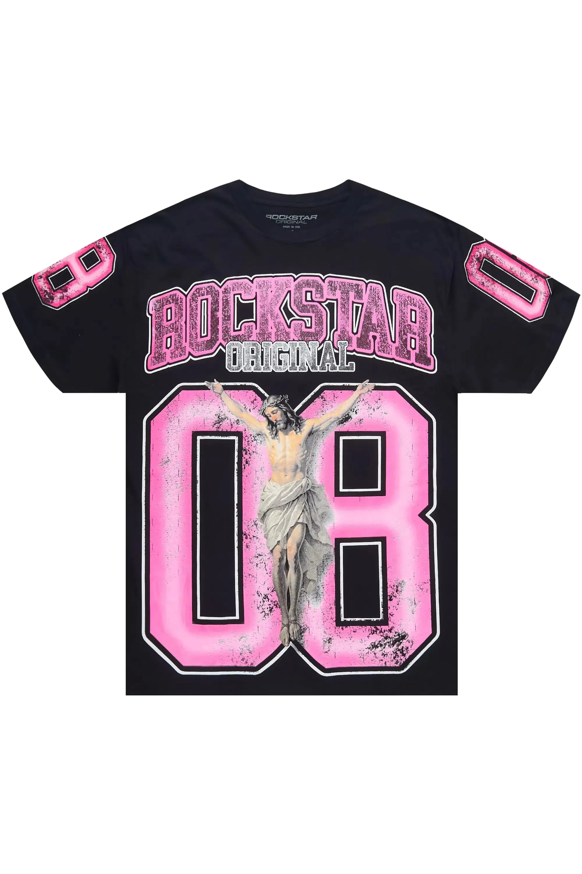 Tariqa 2.0 Black/Pink Oversized T-Shirt sold by Rockstar Original