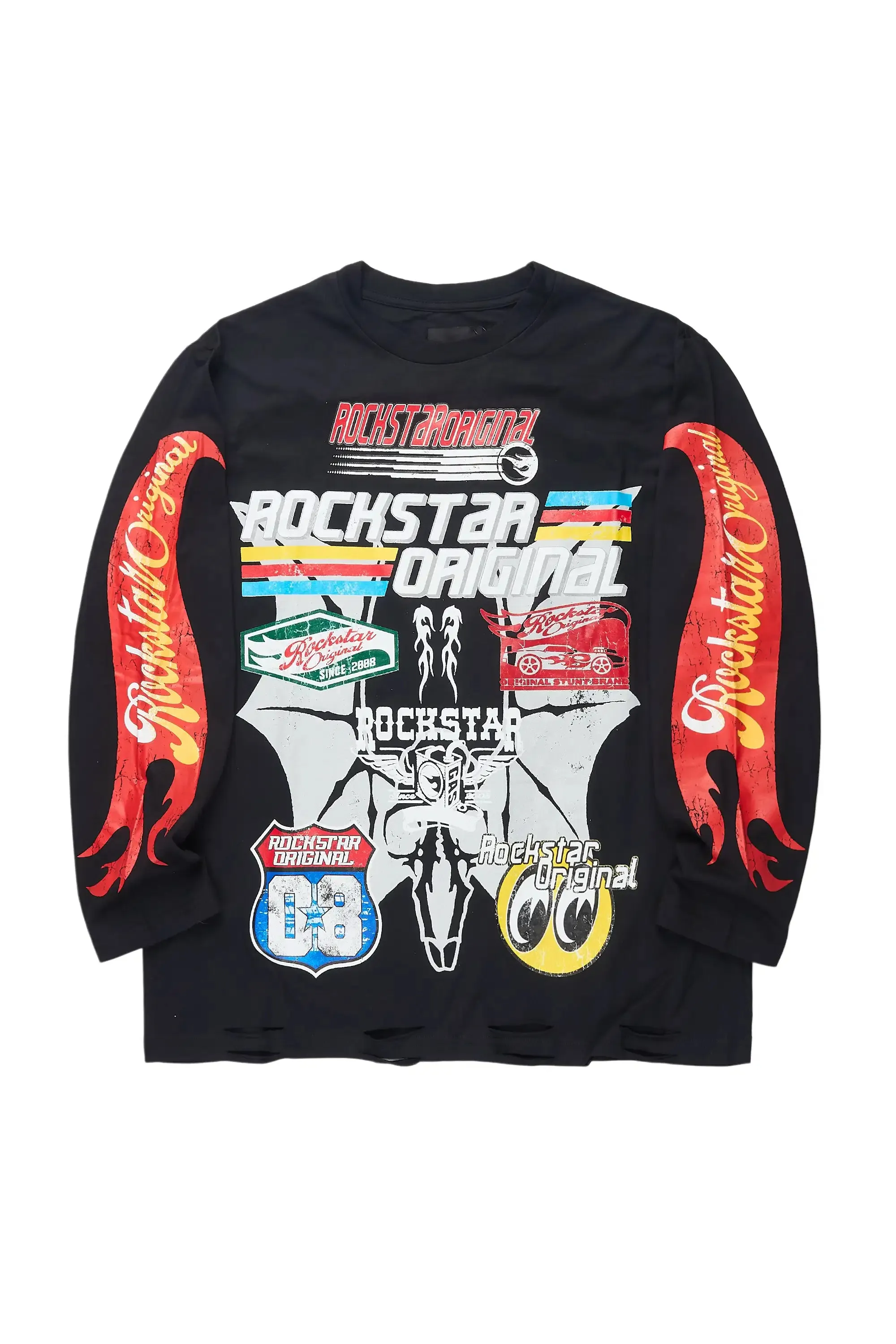 Speedy Black Long Sleeve Graphic T-Shirt sold by Rockstar Original