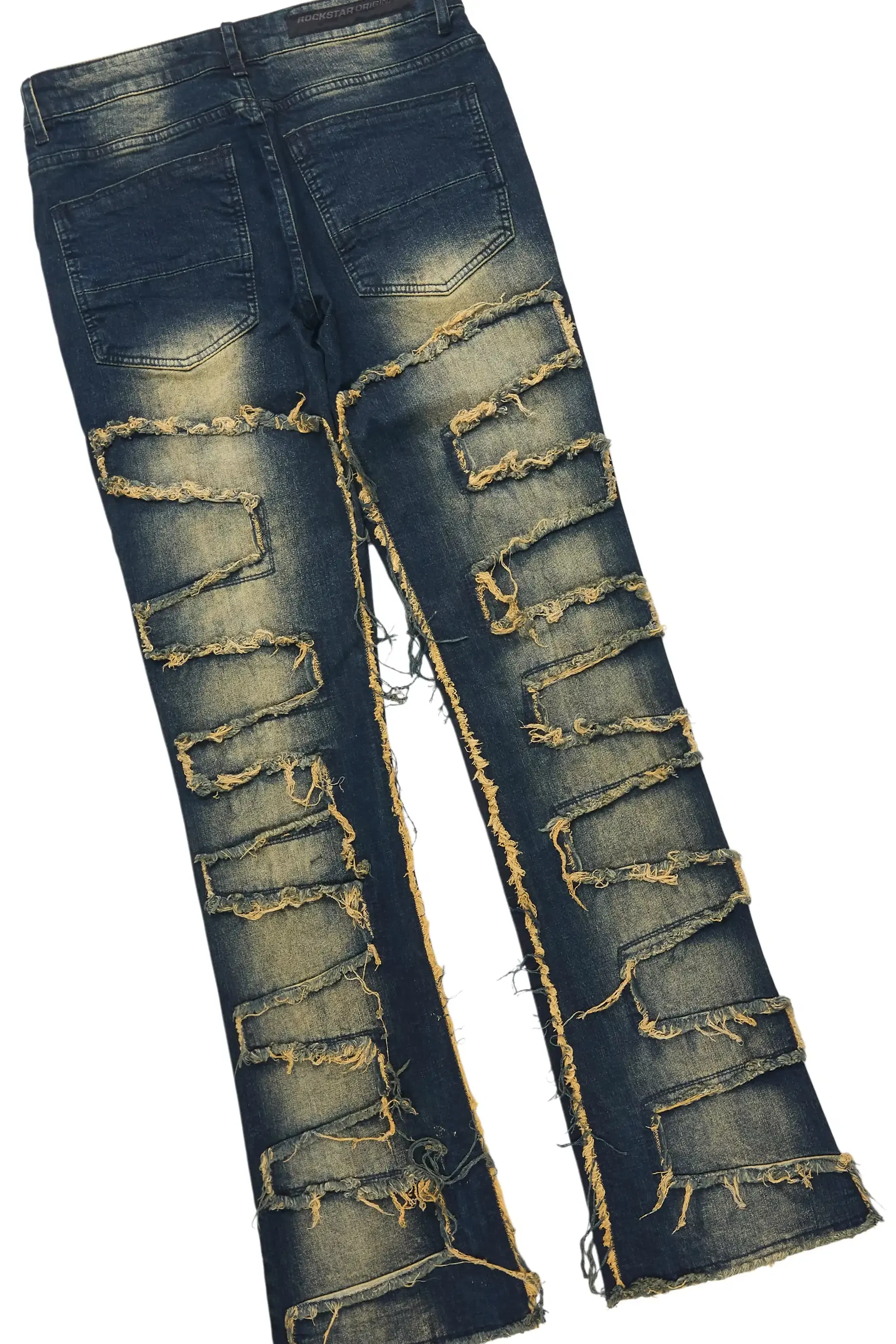 Saxon Red/Tint Hoodie/Stacked Flare Jean Set sold by Rockstar Original product image thumbnail 4