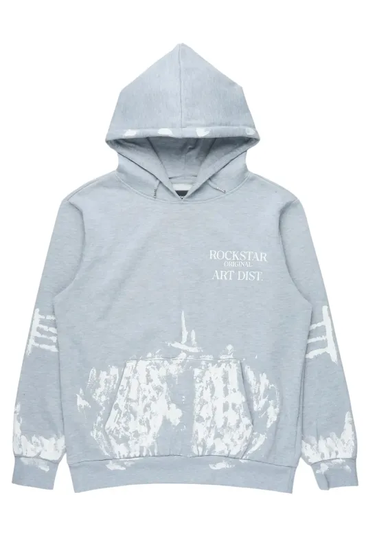 Filip Heather Grey Graphic Hoodie sold by Rockstar Original