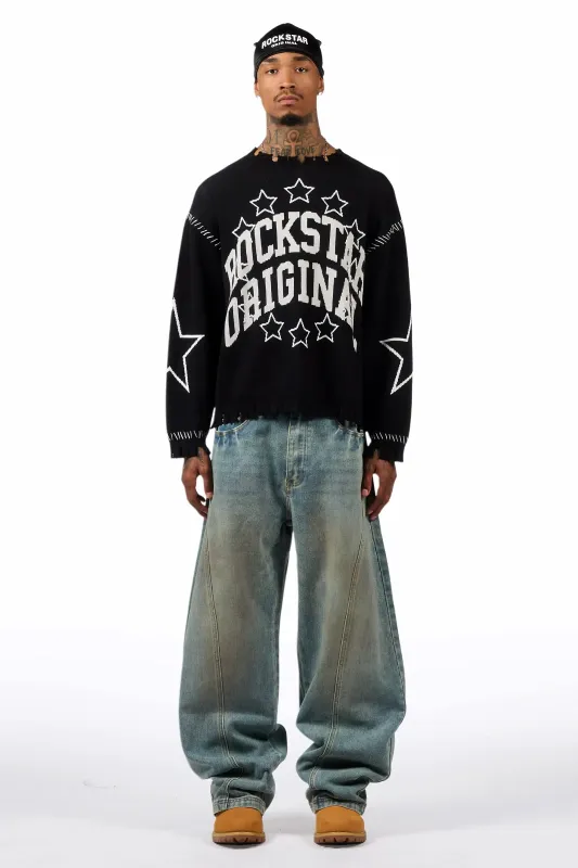 Malix Dirty Blue Barrel fit Jean sold by Rockstar Original