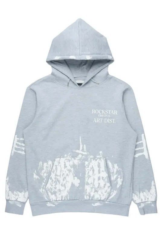 Filipa Heather Grey Oversized Hoodie made by Rockstar Original