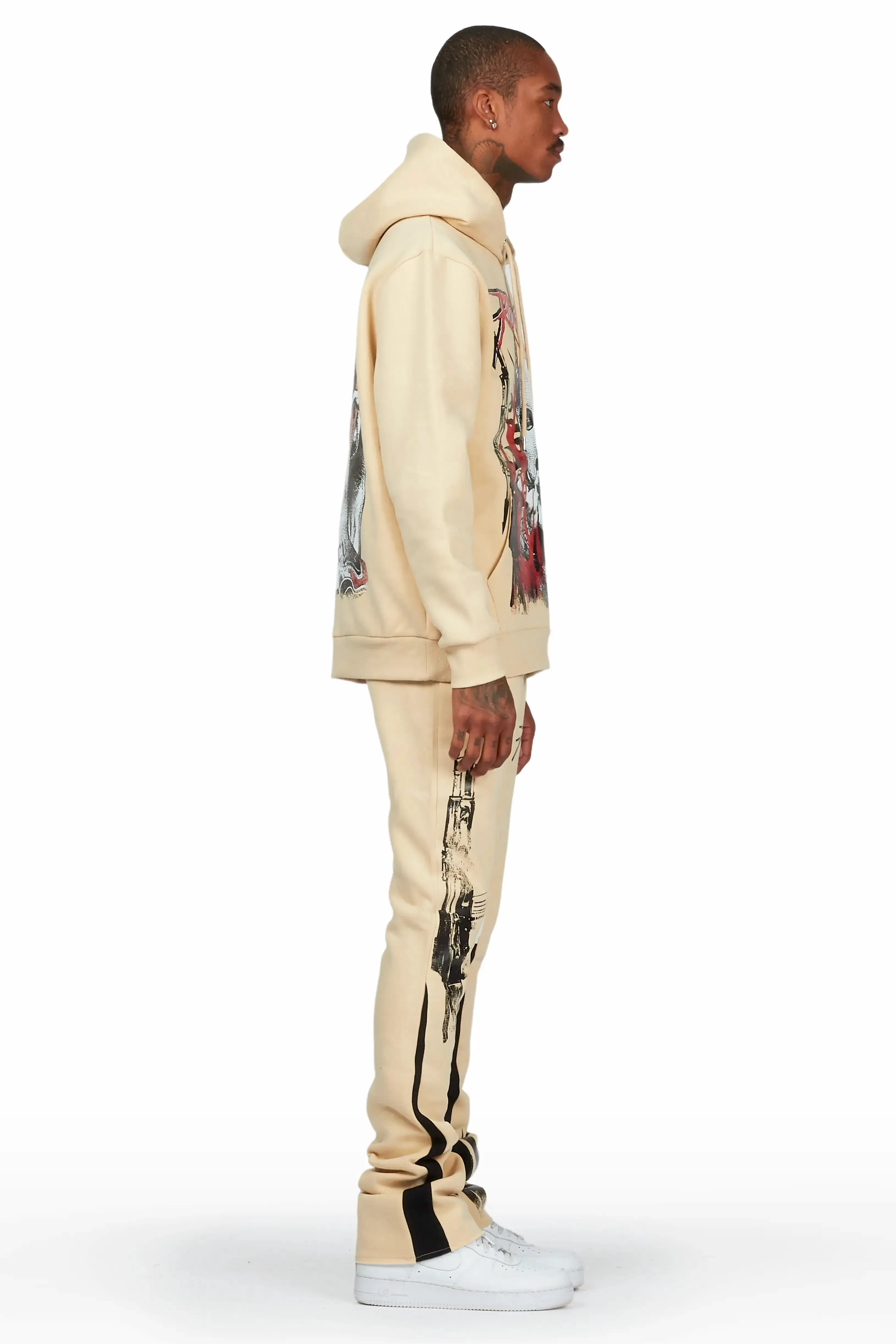 Flint Beige/Black Stacked Flared Track Set sold by Rockstar Original product image thumbnail 3