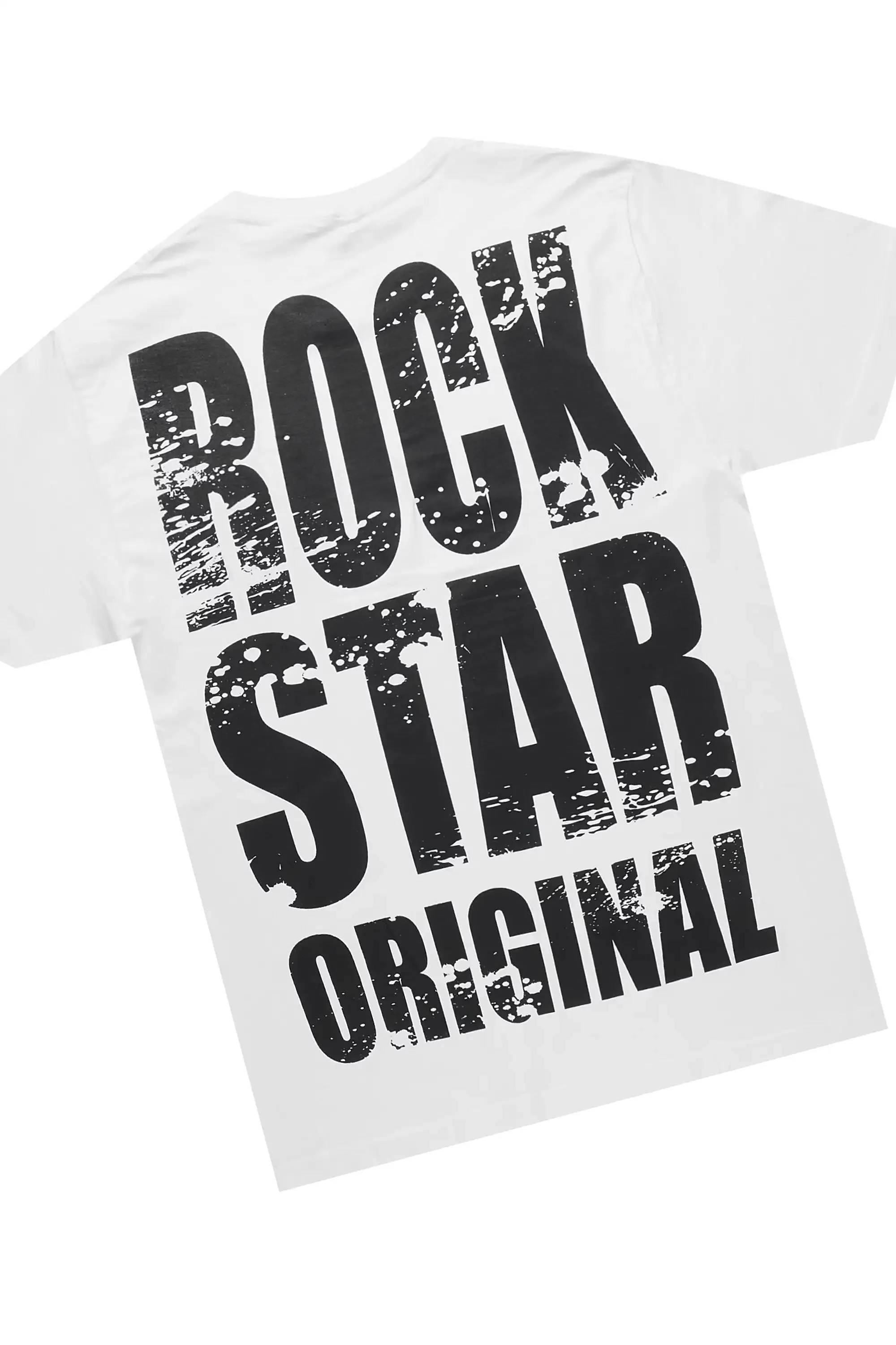 Keve White/Black T-Shirt/Knitted Mohair Flare Pant Set sold by Rockstar Original product image thumbnail 3