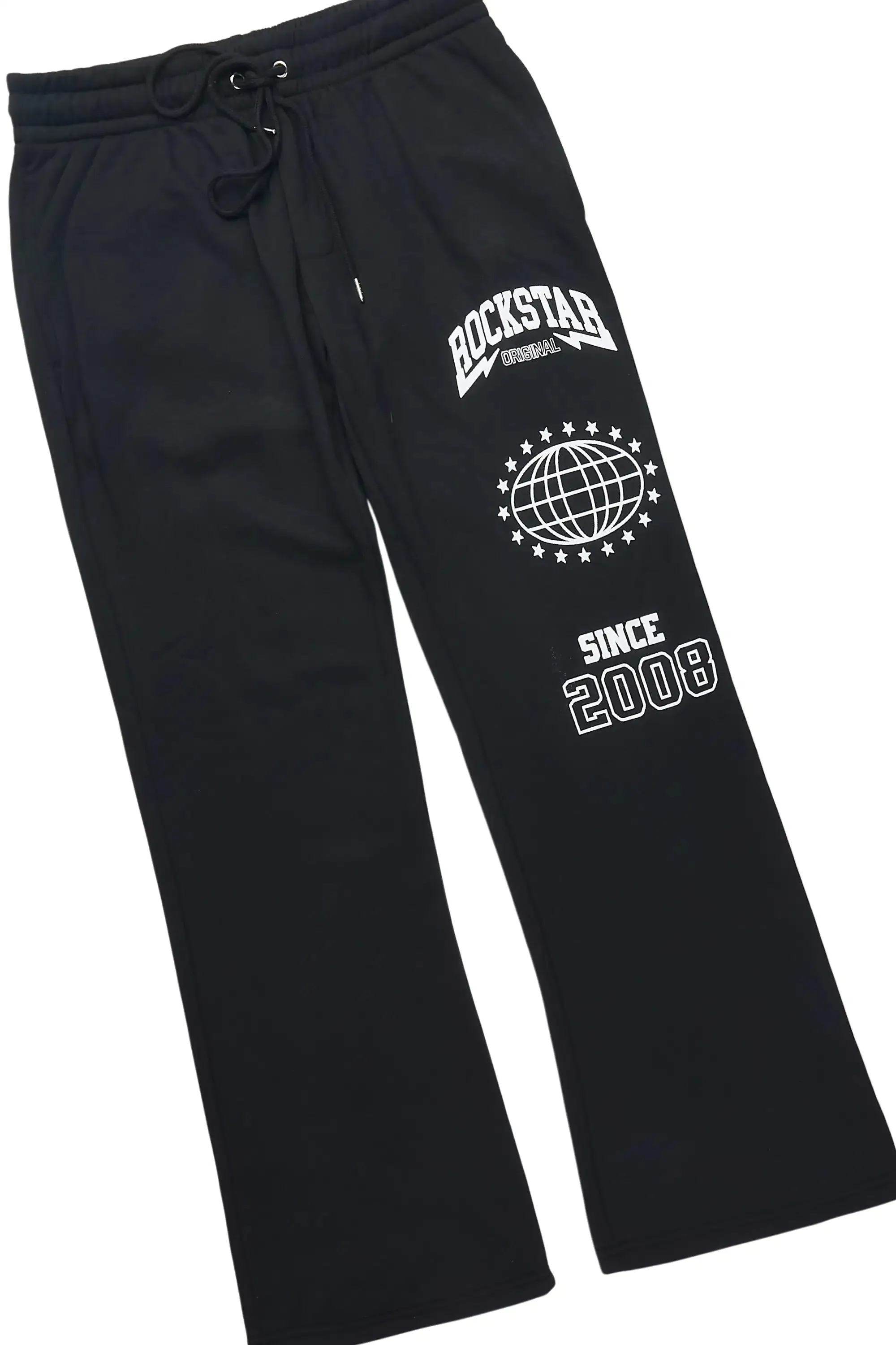 Stori Black/White T-Shirt/ Relaxed Track Set sold by Rockstar Original product image thumbnail 3