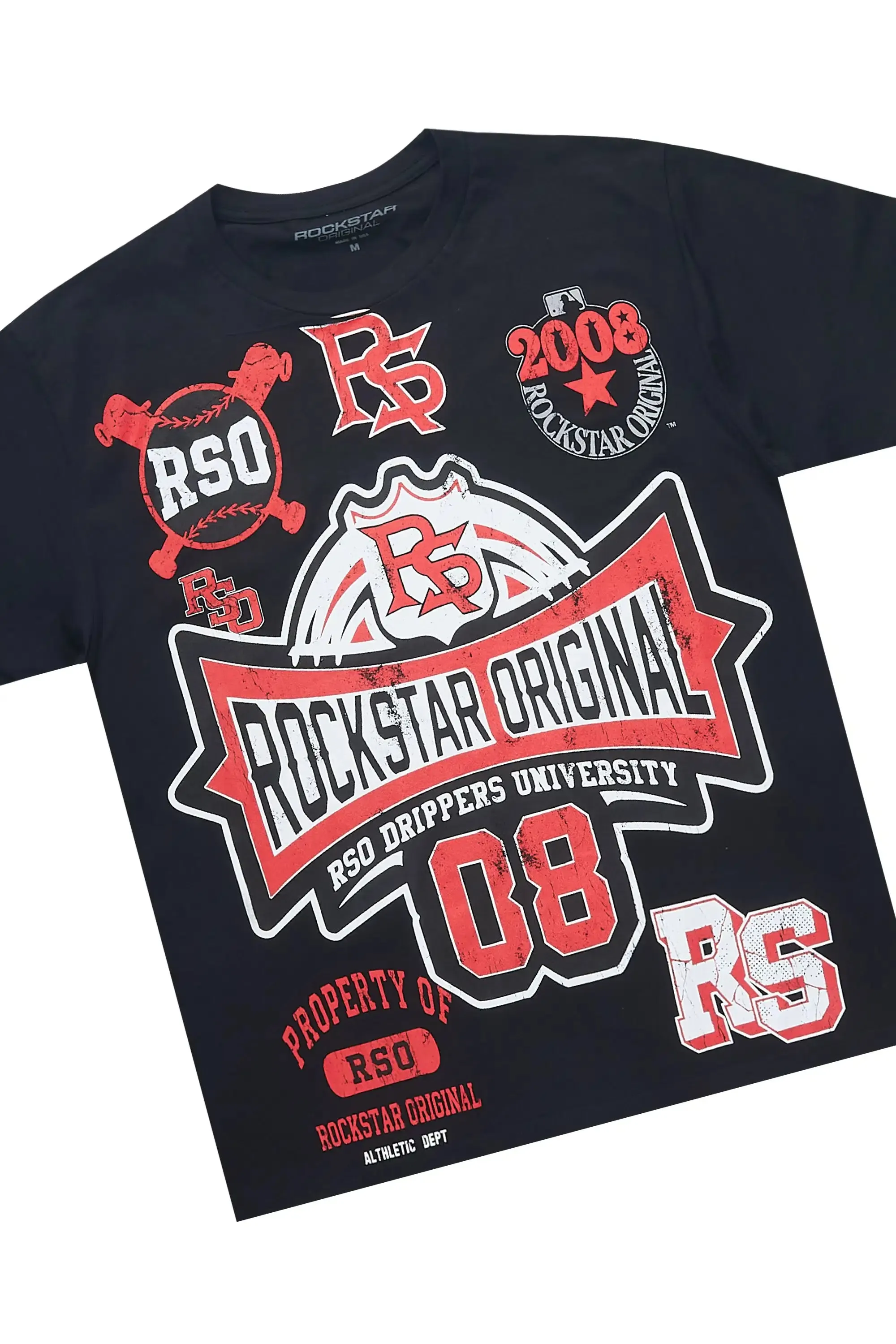 Mavrix Black T-Shirt/Relaxed Track Set sold by Rockstar Original product image thumbnail 3