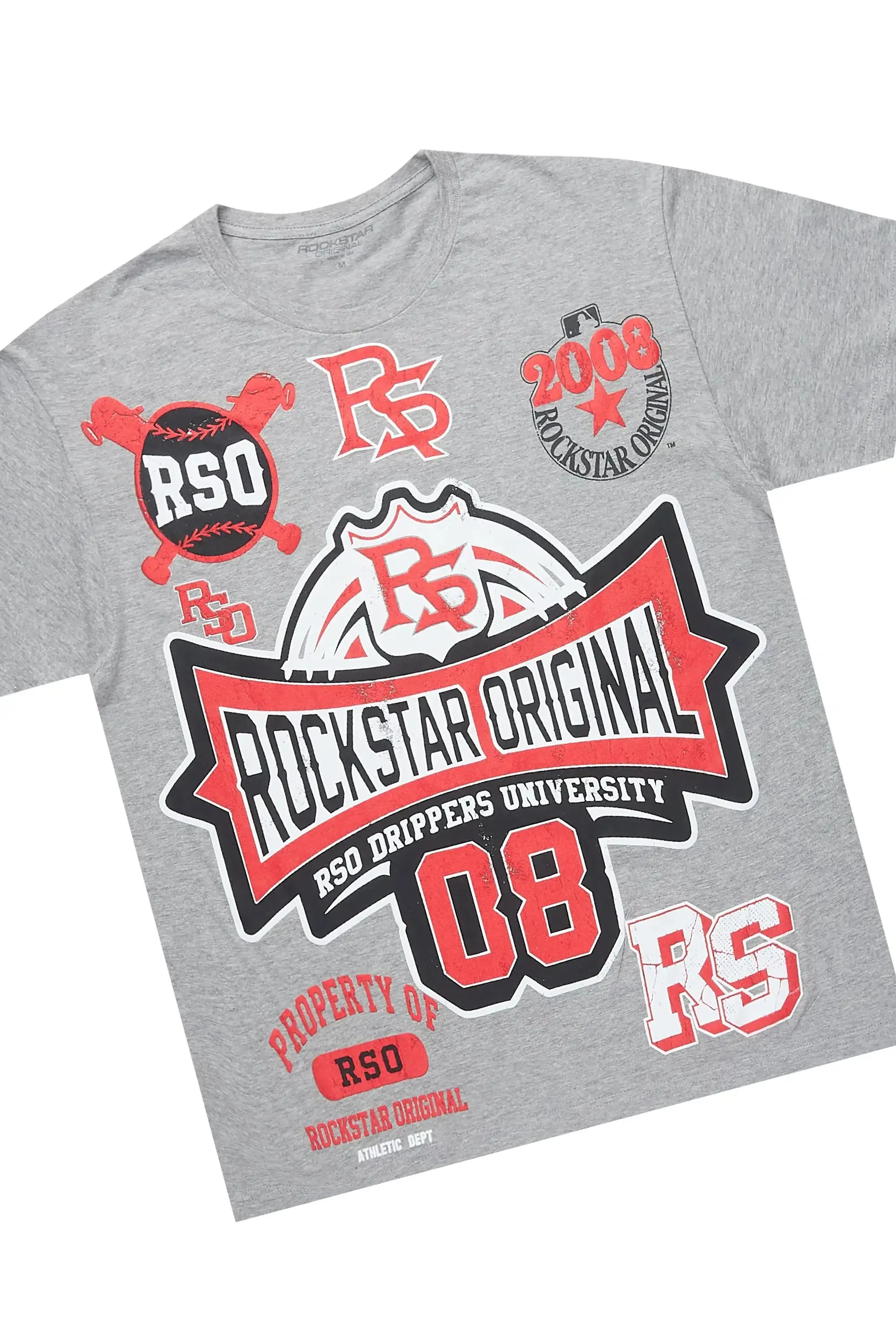 Mavrix Heather Grey T-Shirt/Relaxed Track Set sold by Rockstar Original product image thumbnail 3