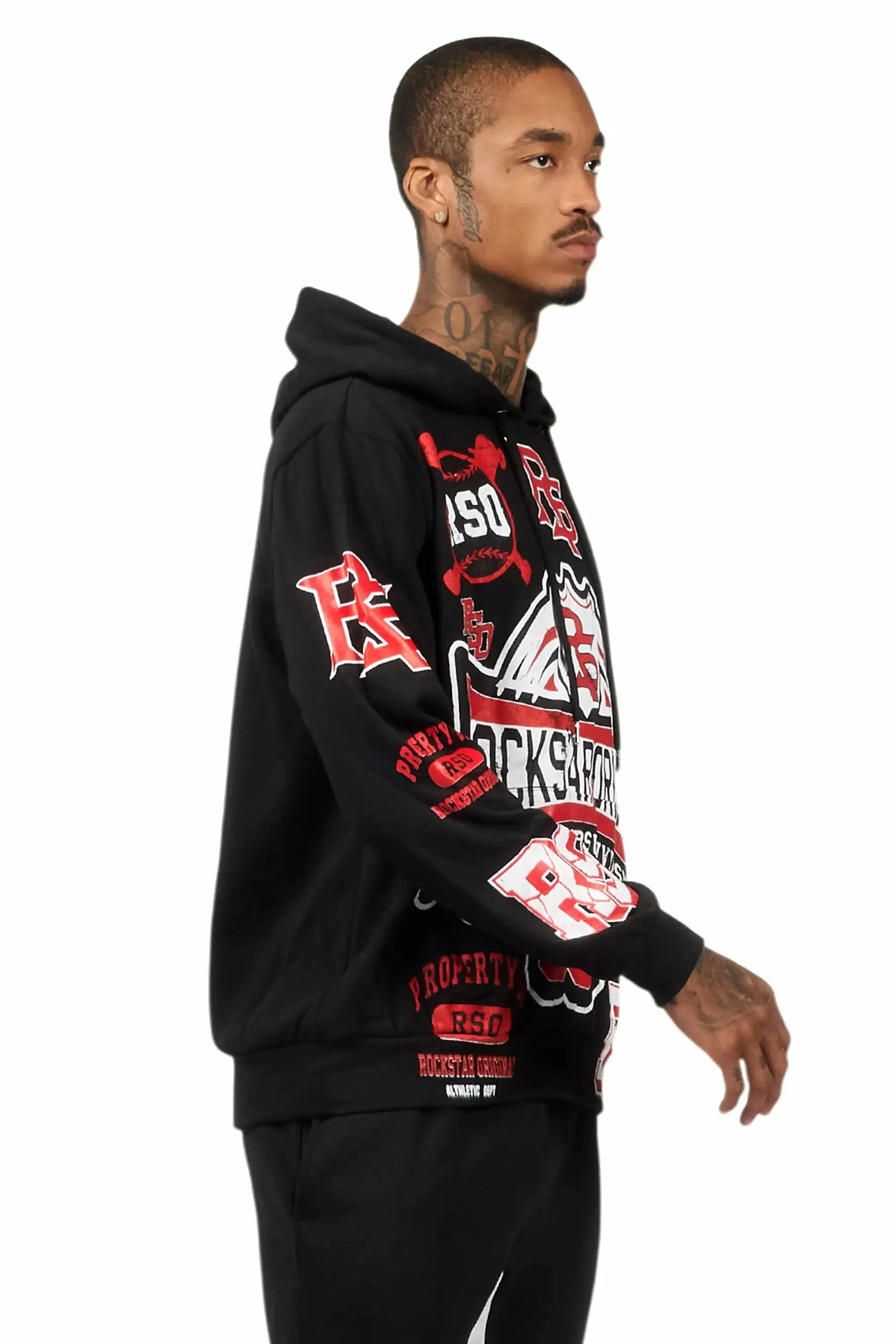 Mavrix Black Graphic Hoodie sold by Rockstar Original product image thumbnail 3