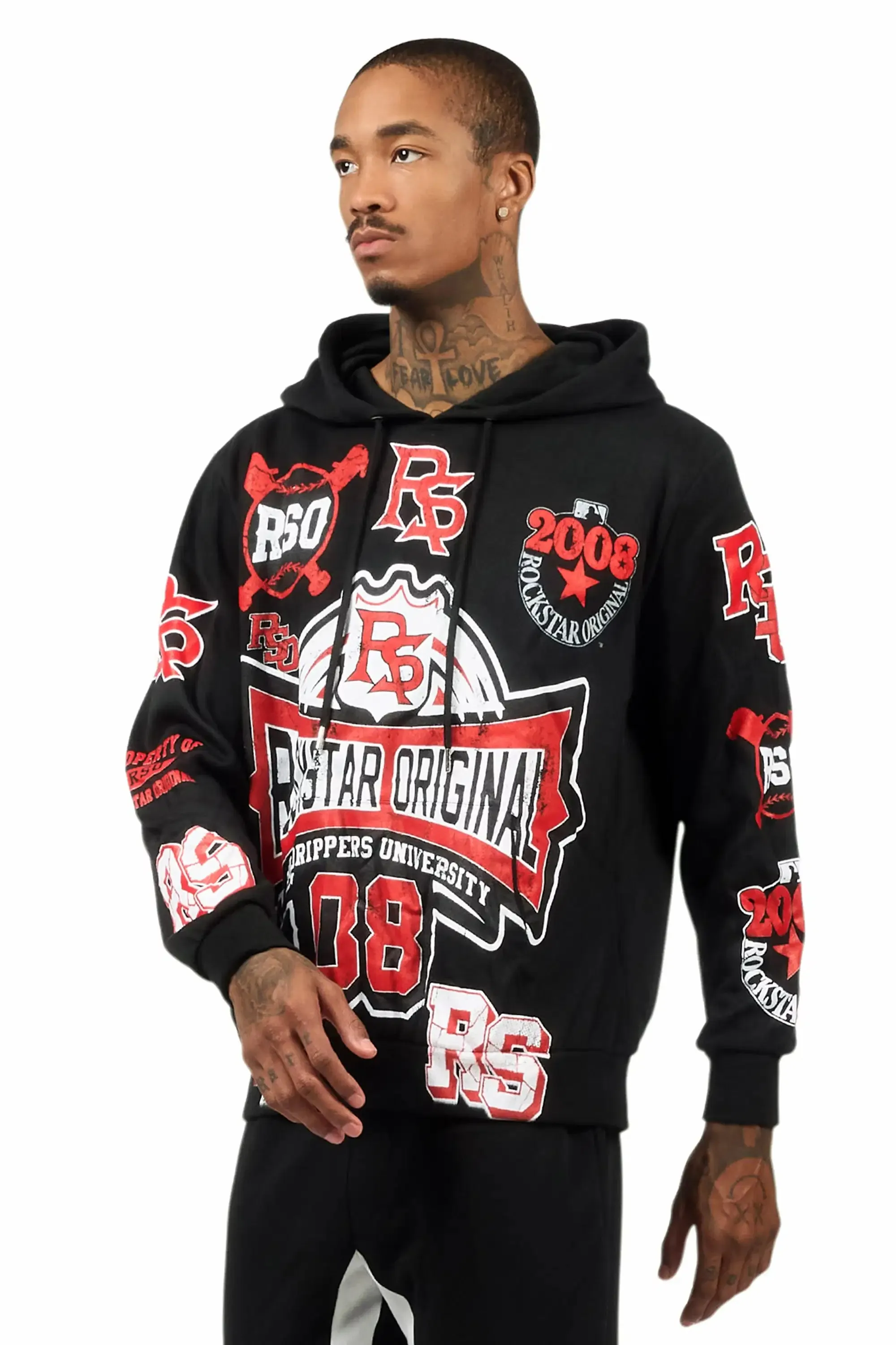Mavrix Black Graphic Hoodie sold by Rockstar Original product image thumbnail 5