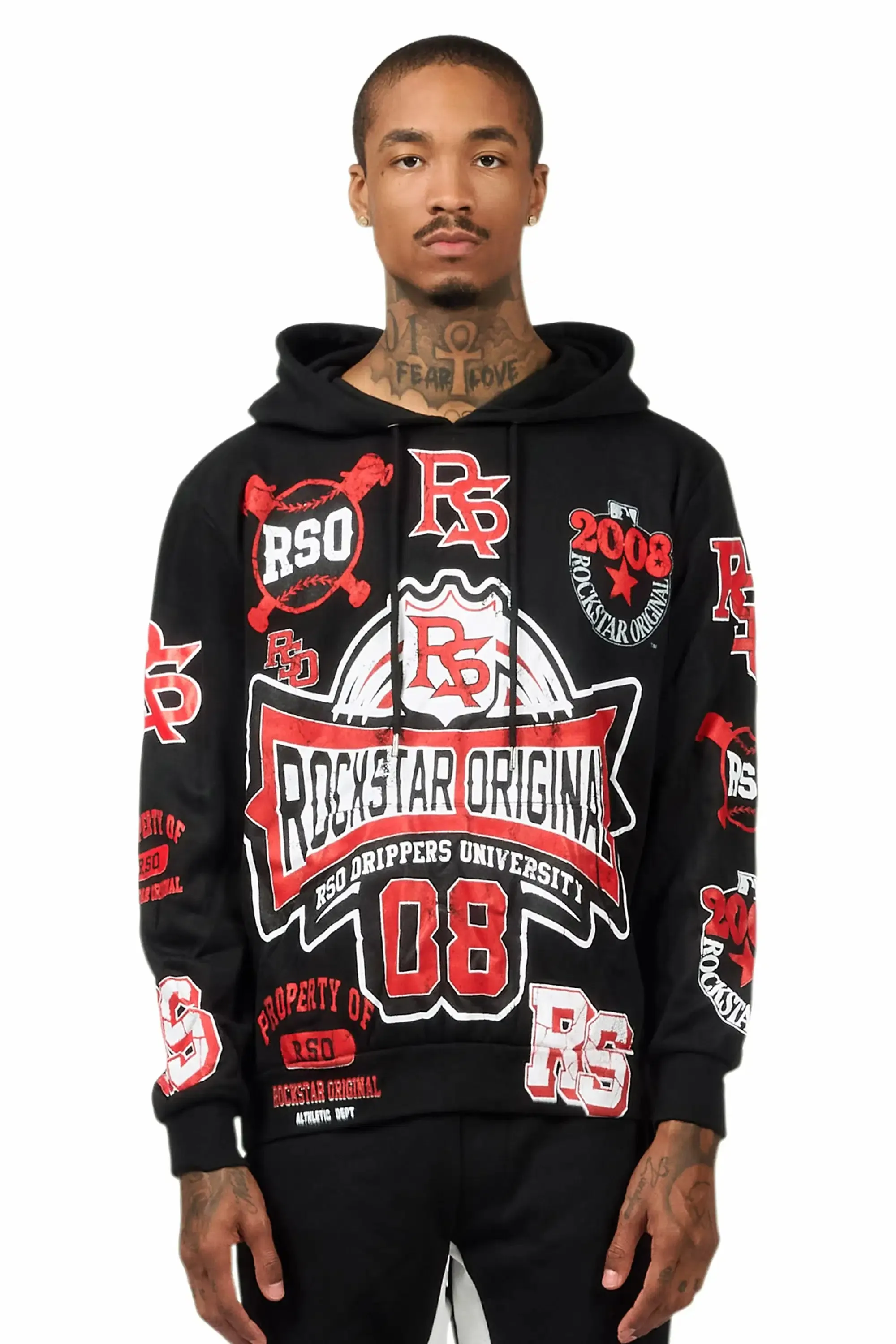 Mavrix Black Graphic Hoodie sold by Rockstar Original product image thumbnail 2