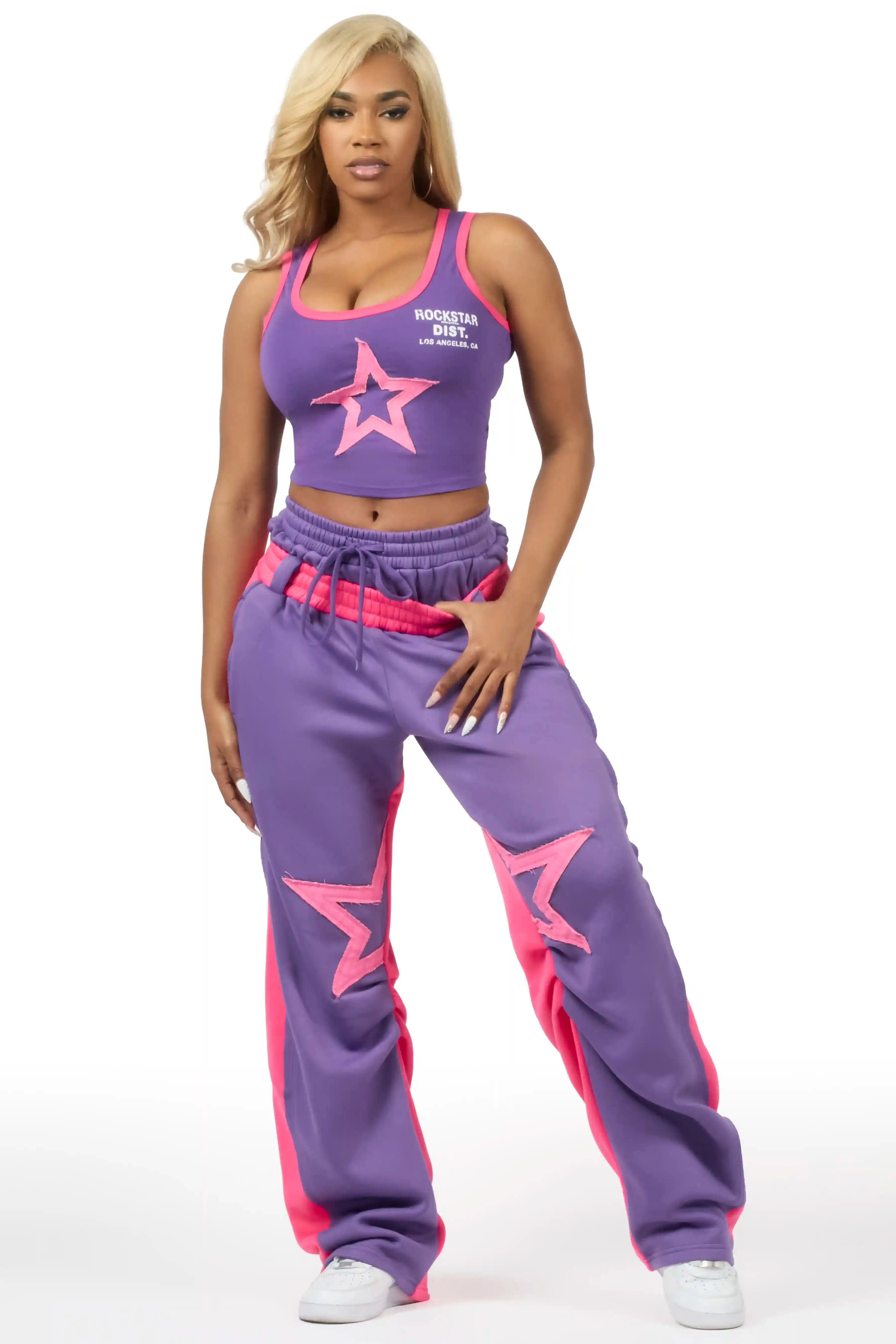 Canaan Purple Graphic Tank Top sold by Rockstar Original product image thumbnail 4