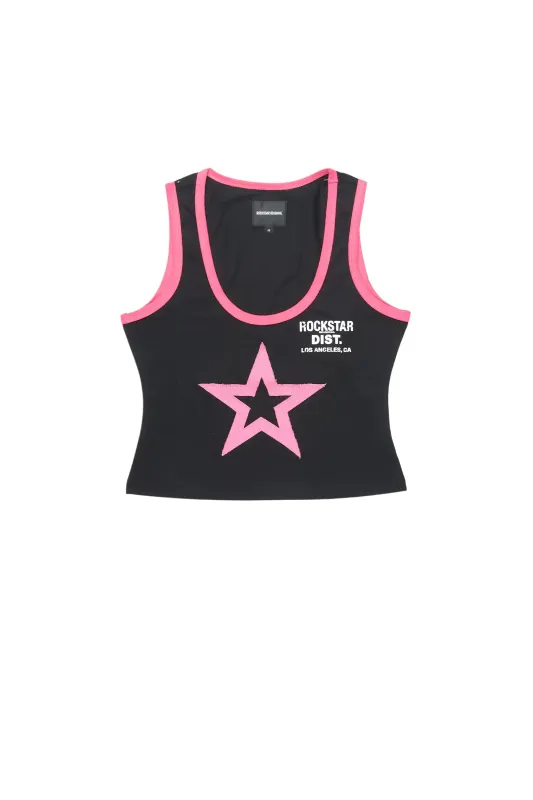 Canaan Black Graphic Tank Top sold by Rockstar Original