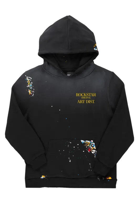 Make It Rain Black/Yellow Oversized Hoodie sold by Rockstar Original