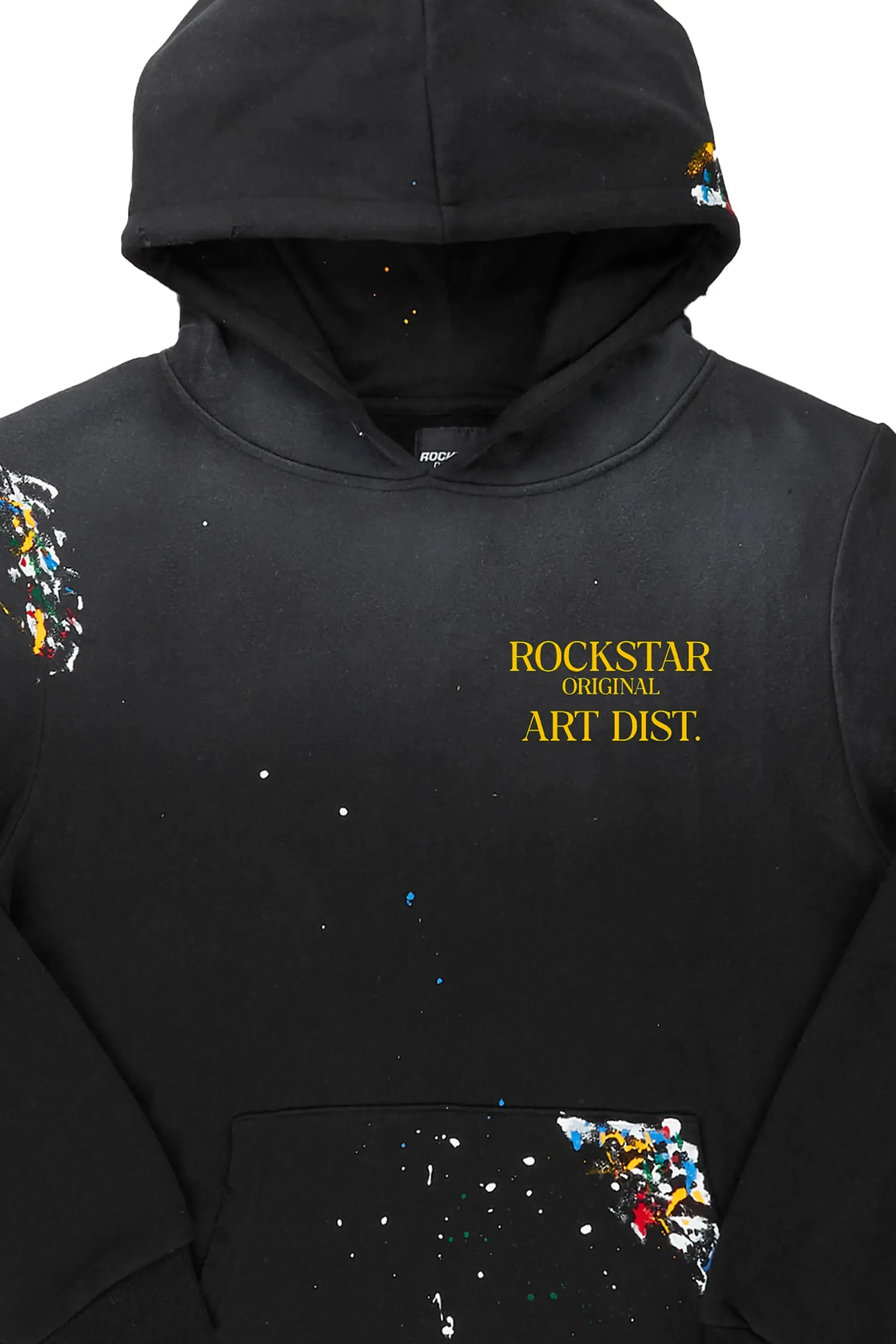 Make It Rain Black/Yellow Oversized Hoodie sold by Rockstar Original product image thumbnail 2