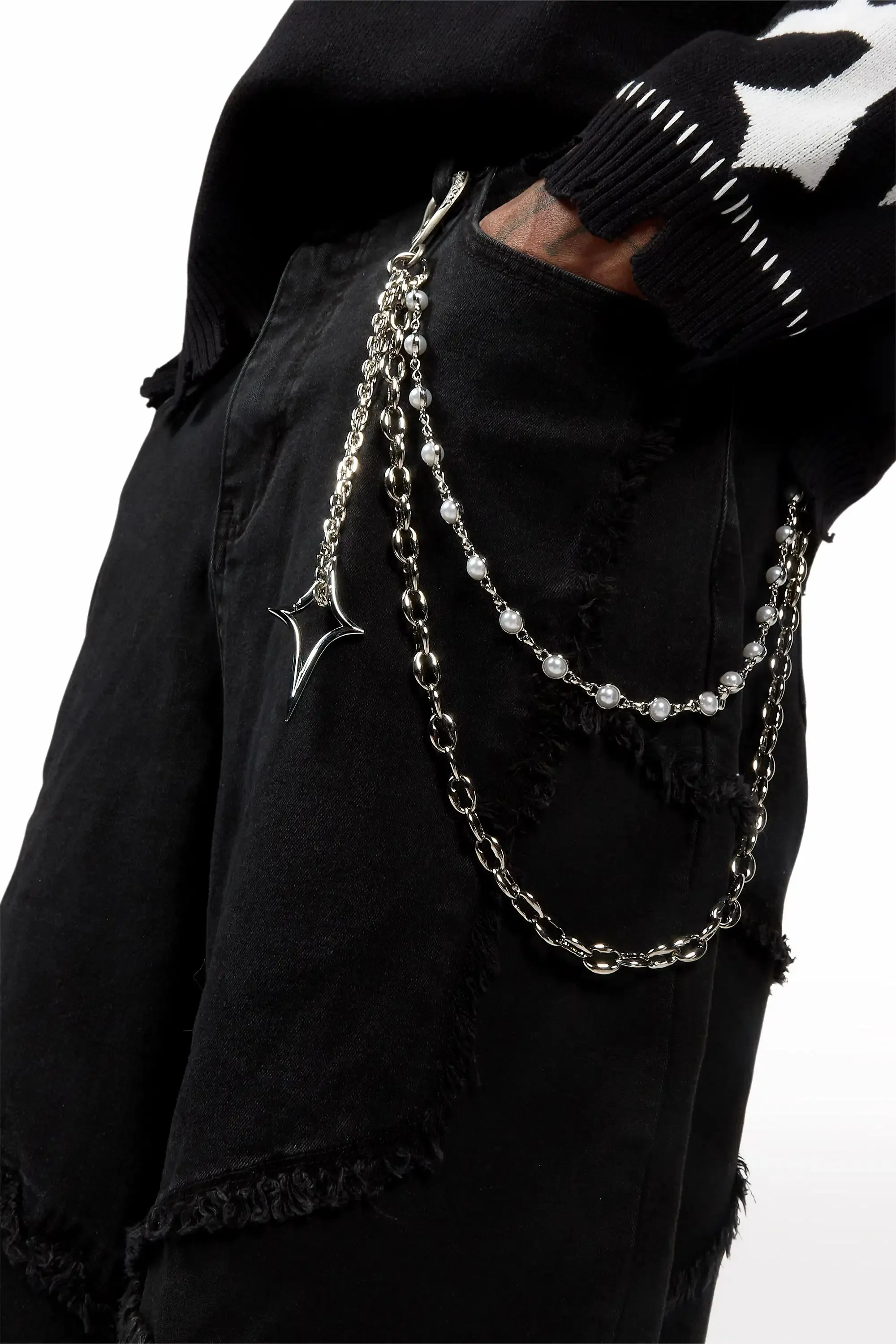 Shibu Silver Wallet Chain sold by Rockstar Original product image thumbnail 2