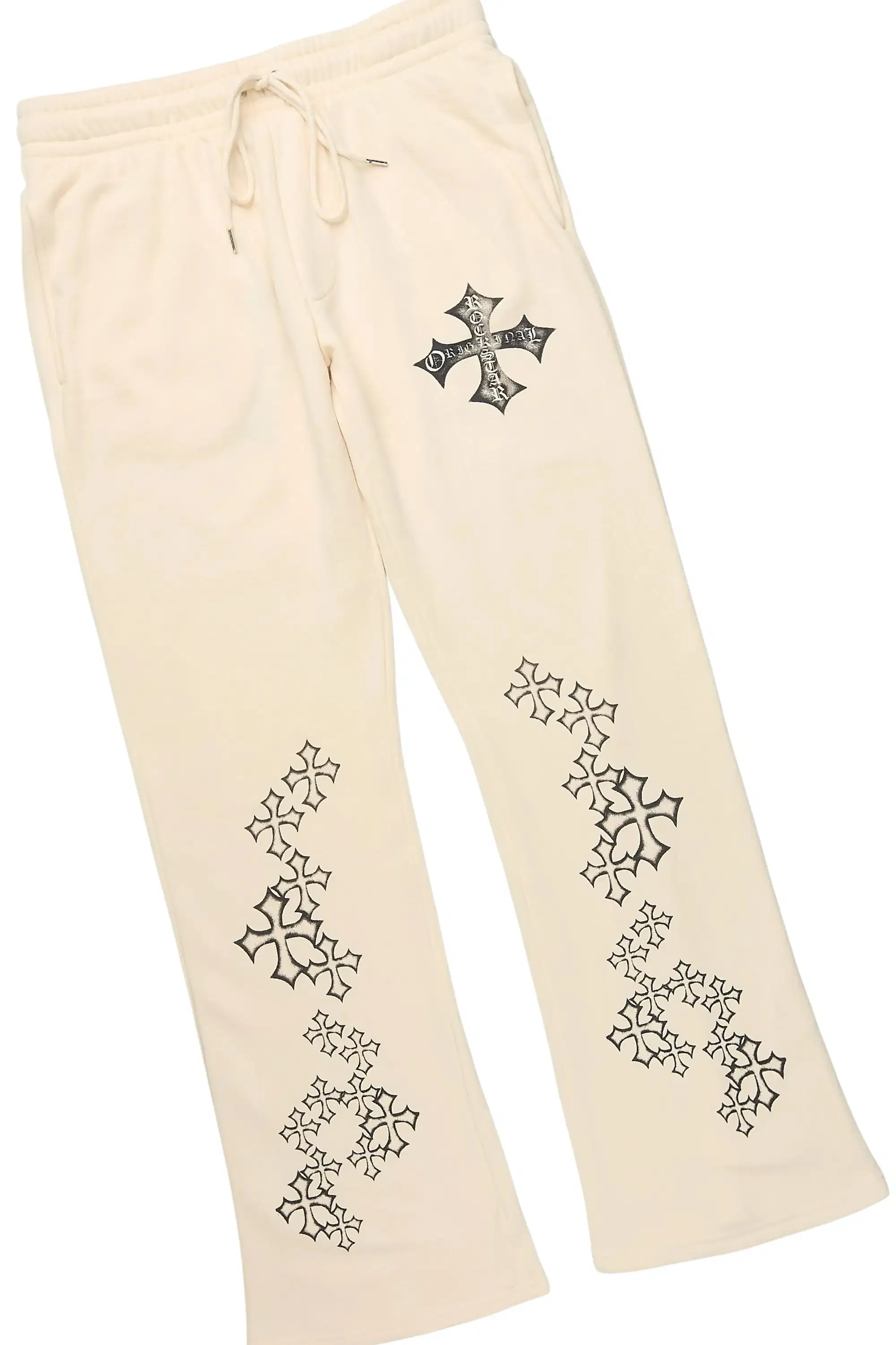 Marzion Sand/Black Hoodie Relaxed Track Set sold by Rockstar Original product image thumbnail 4