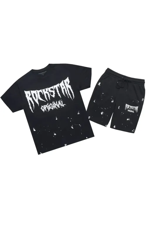 Twinkle Black/White T-Shirt/Short Set sold by Rockstar Original