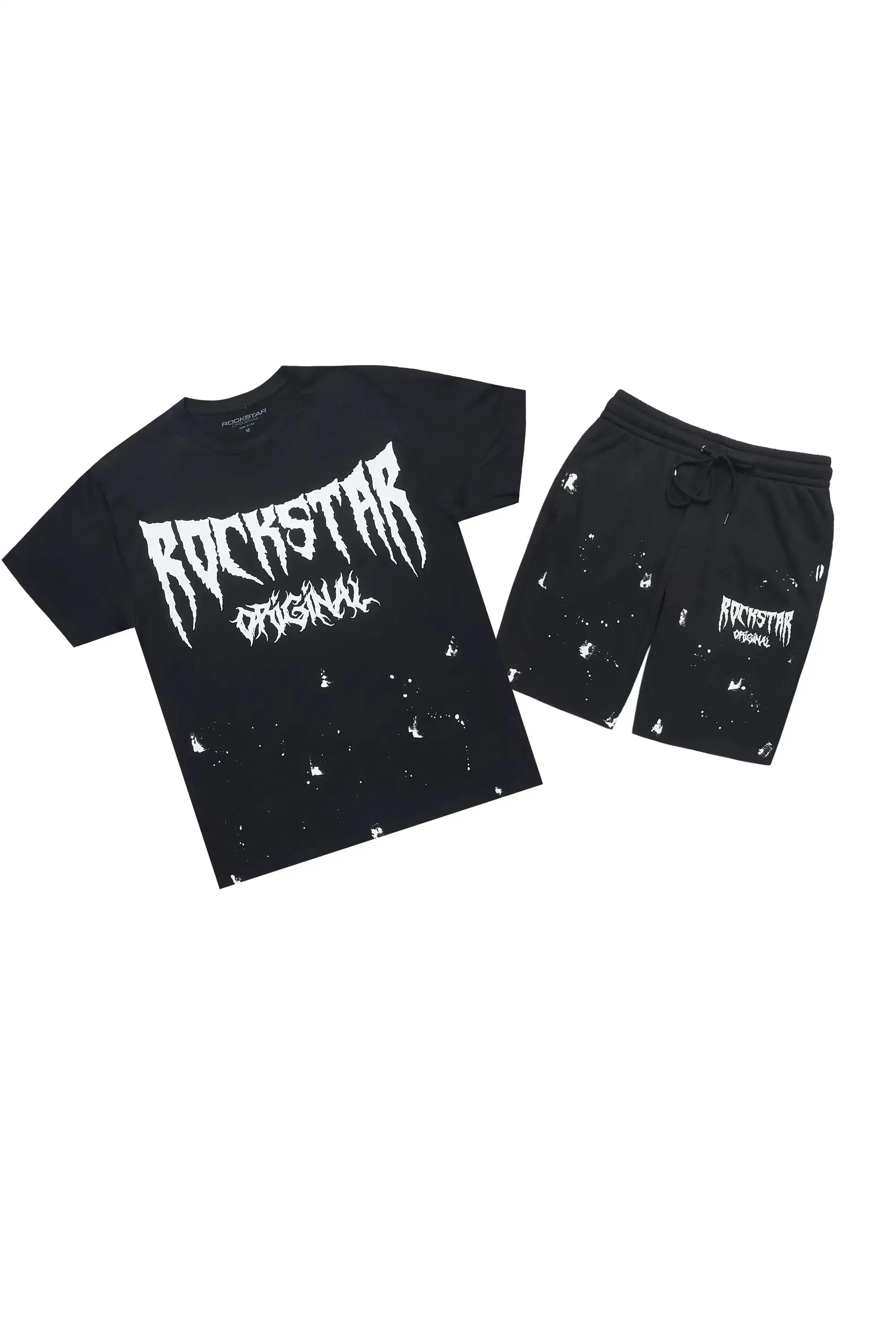 Twinkle Black/White T-Shirt/Short Set sold by Rockstar Original