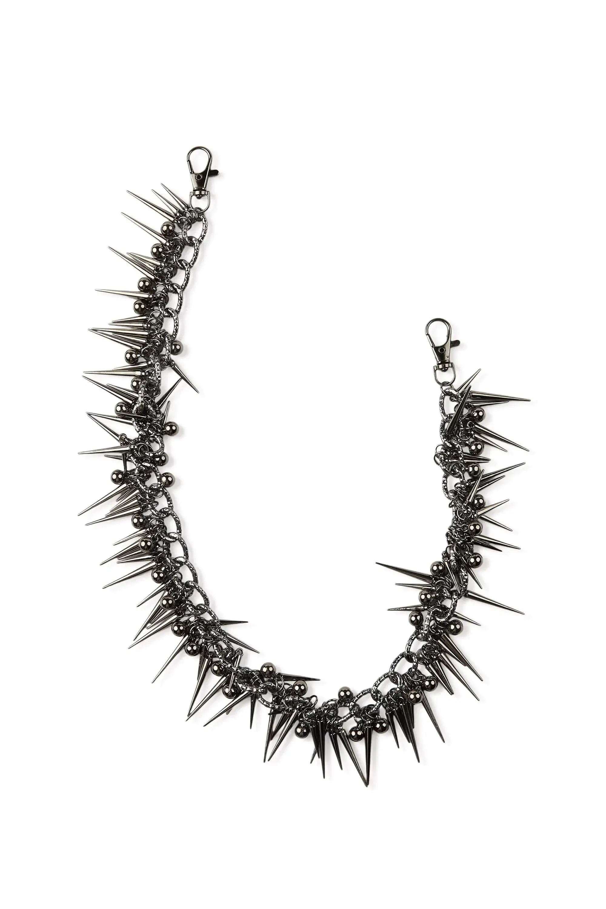 Spikez Silver Wallet Chain sold by Rockstar Original